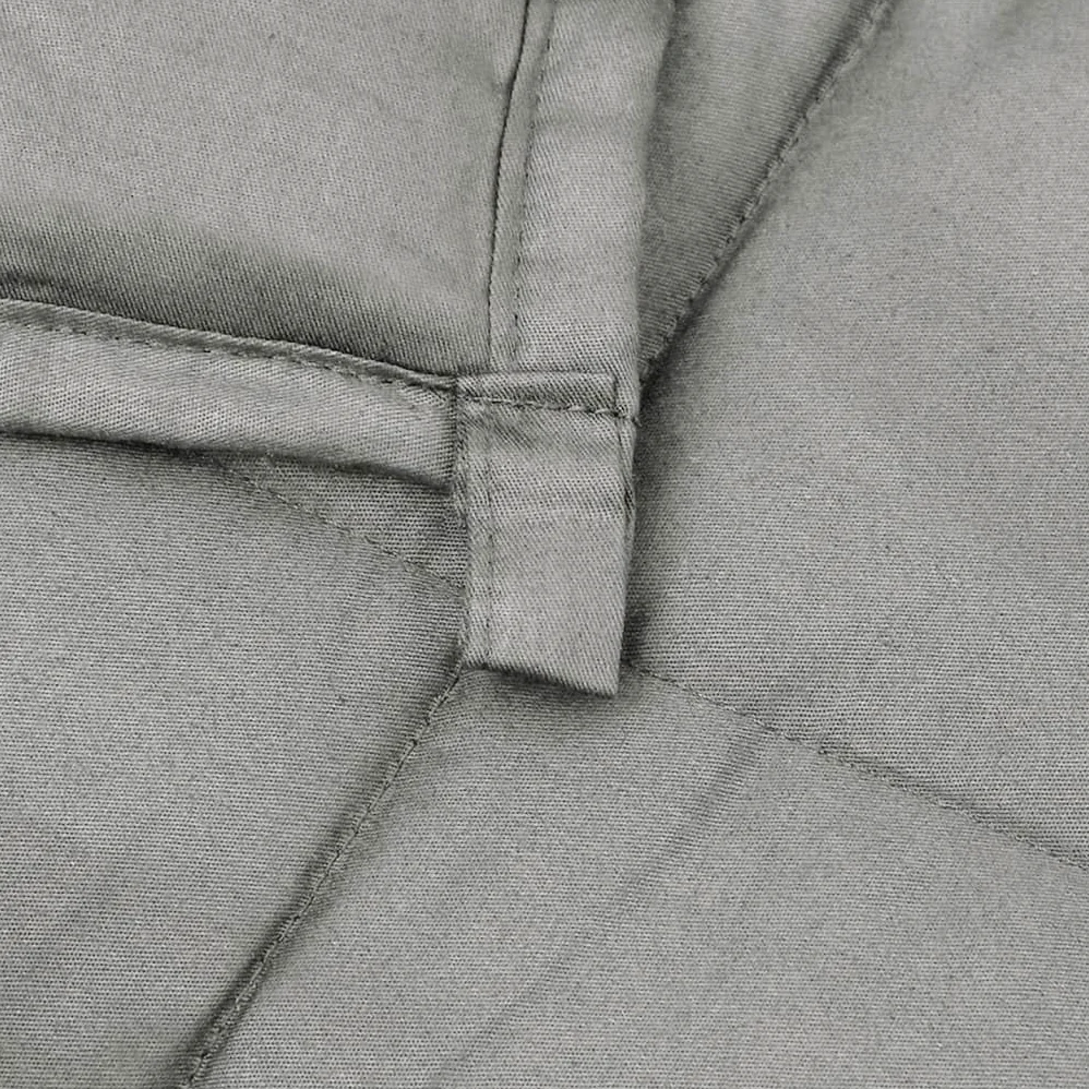 Homgoday Manta con Peso Tela Gris 122x183 cm 5 kg, Manta Ponderada Manta con Peso para aliviar el estrés, Manta Pesada para Adultos, Manta Sofa Invierno