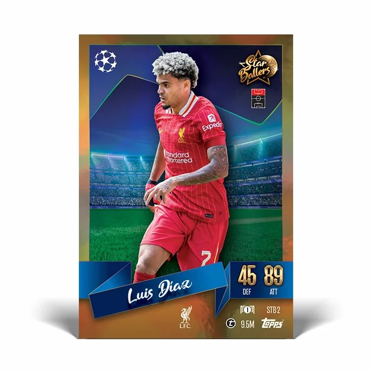 Topps Match Attax 24/25 Actualización Mega Multipack #4 Star Ballers 41 cartas