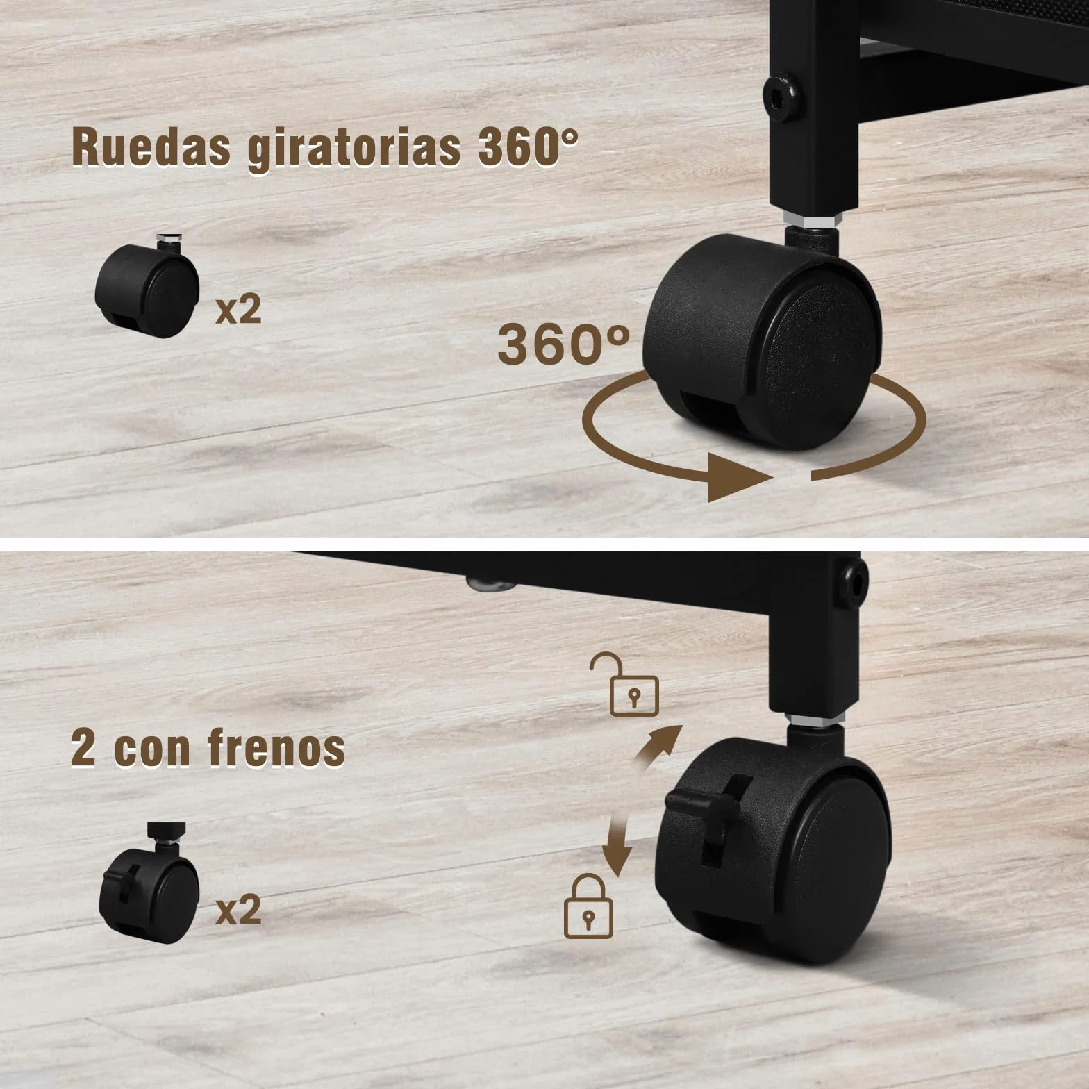 WOLTU Cajonera Móvil con Ruedas, Armario Archivador Movil de 3 Cajones, Gabinete de Metal con Enchufes y Puerto USB, para Oficina y Estudio, 80x40x66 cm, ASK07shm