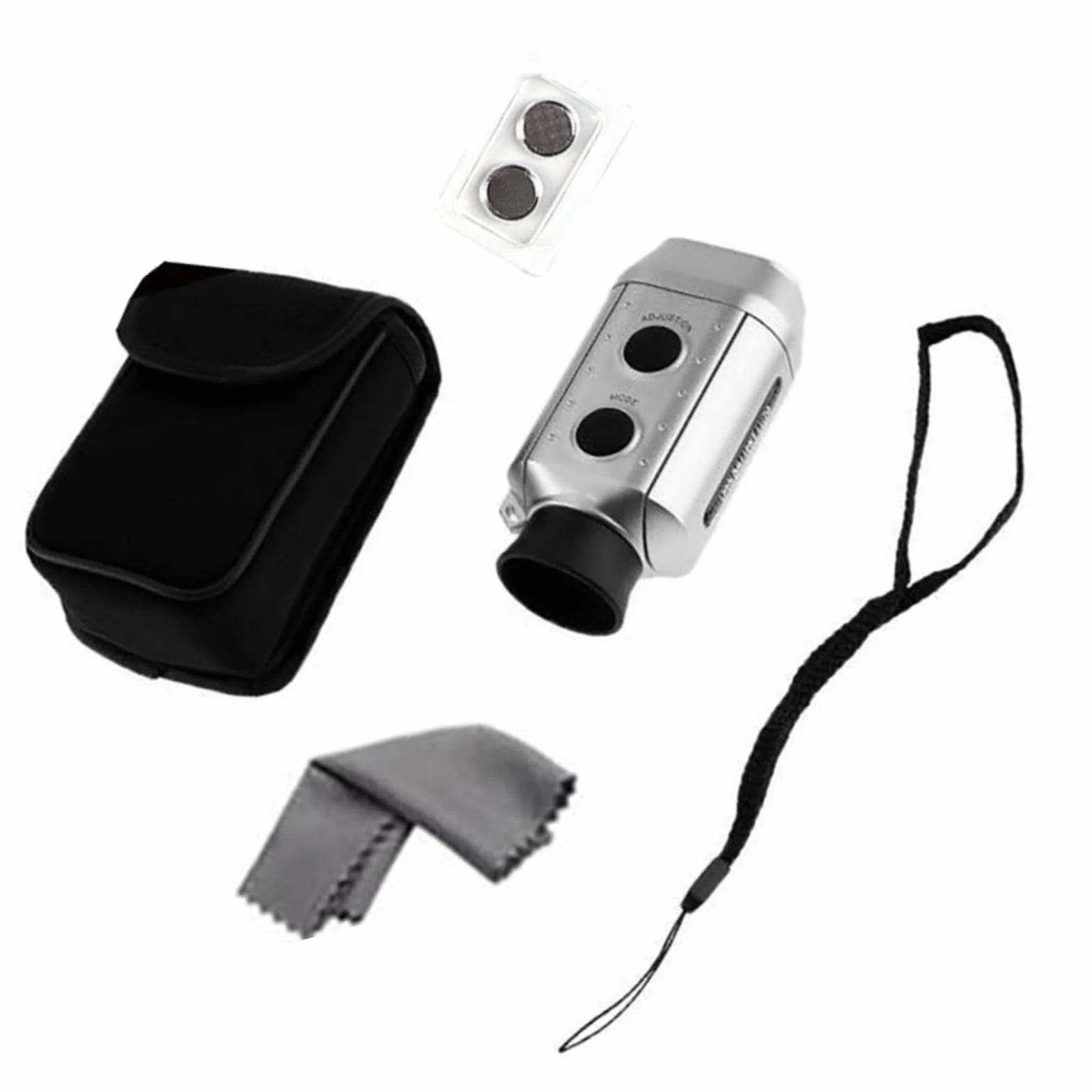 Telémetro de Caza Monocular Impermeable 5-600 M con Pantalla Digital Medidor Distancia Láser