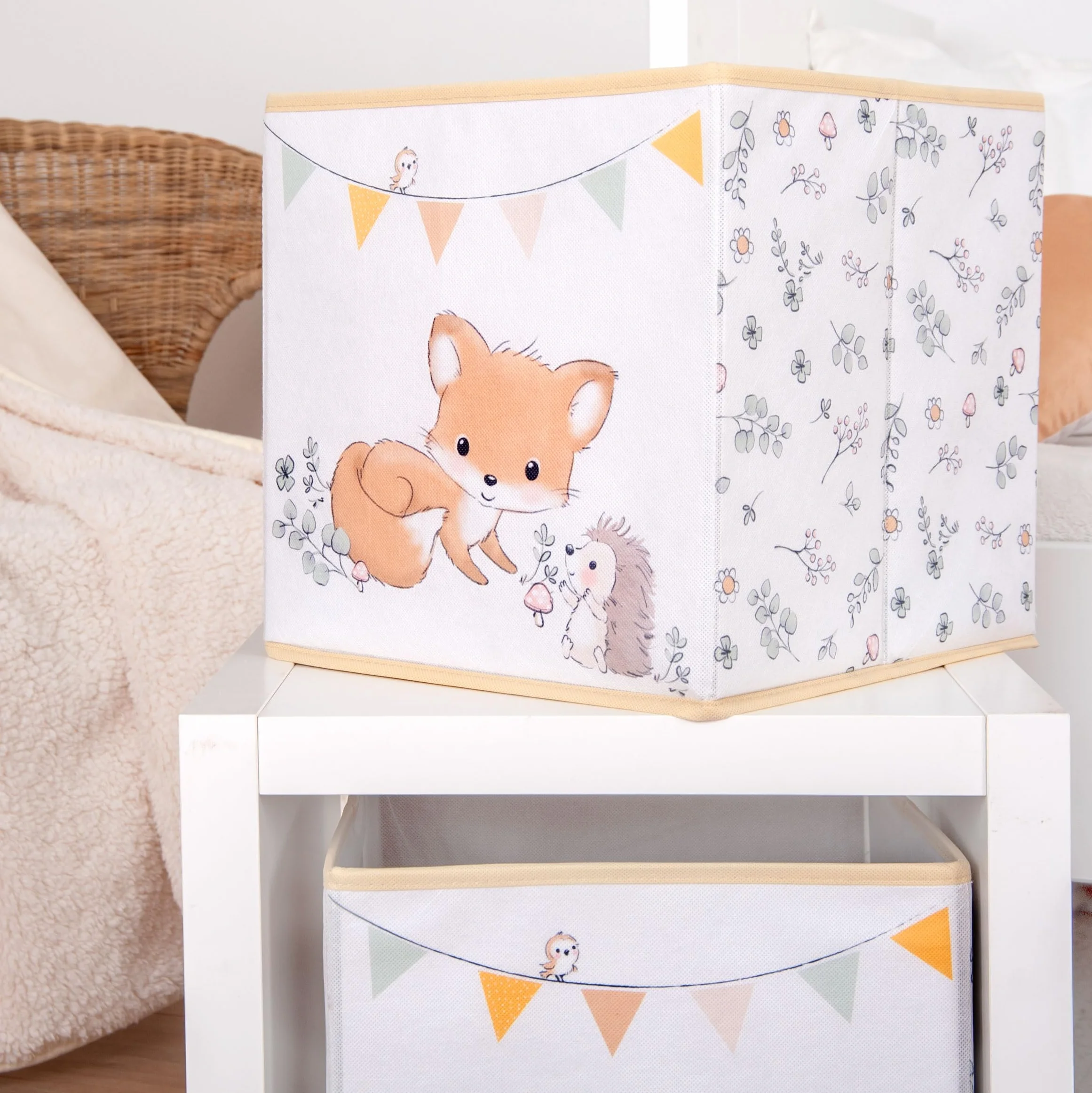 Herding Caja de almacenamiento polipropileno 30 x 30 x 30 cm multicolor