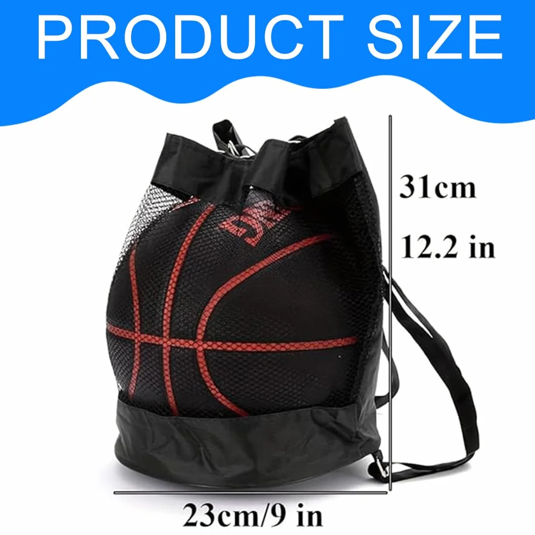 Mochila Baloncesto Bolsa Malla Pelotas Fútbol Multiusos Playa Gimnasio Portátil Tenis Voleibol