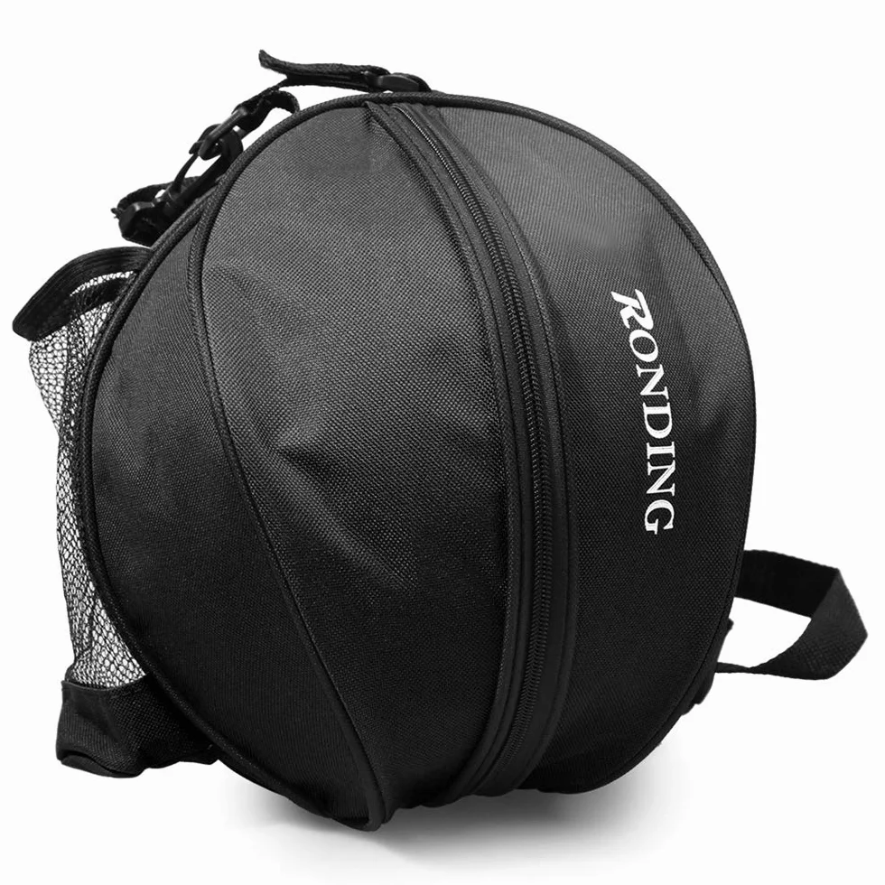 Lixada Bolsa de Baloncesto Portátil Bolso de Hombro Redondo para Deporte