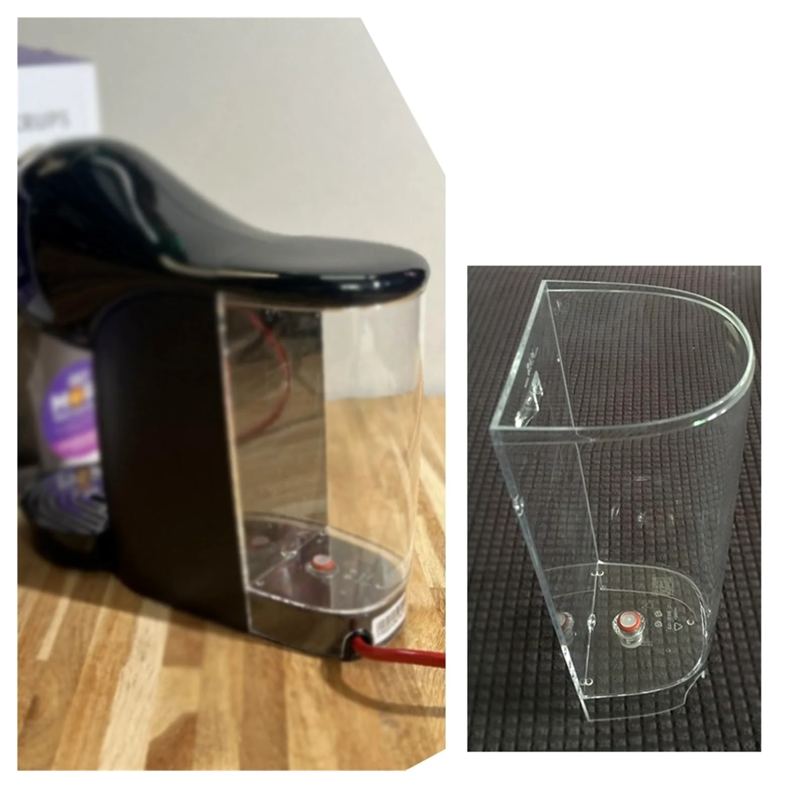Piezas Del Tanque De Agua De La Máquina De Café, Compatibles Con Piezas De Repuesto Del Contenedor Del Tanque De Agua NESCAFE Dolce Gusto Genio, S PLUS