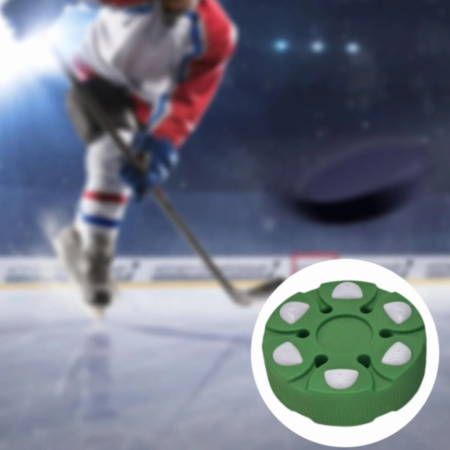 Puck de Hockey sobre Rolleros, Disco de Hockey, Pelota de Hockey para Entrenamiento