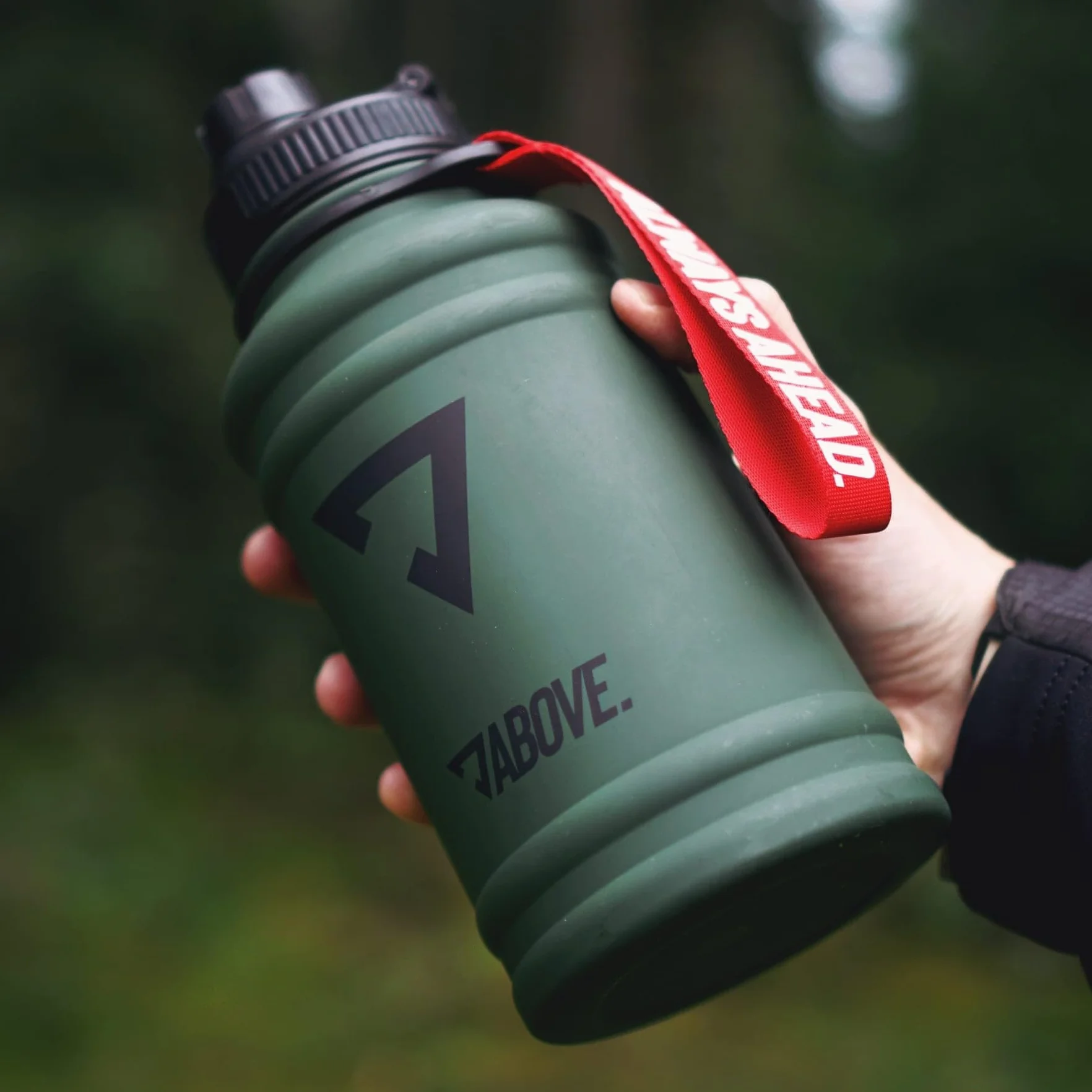 Botella Agua Acero Inoxidable 1.3L 2.2L Sin BPA Antifugas 2 Tapas Fitness Deporte Gimnasio