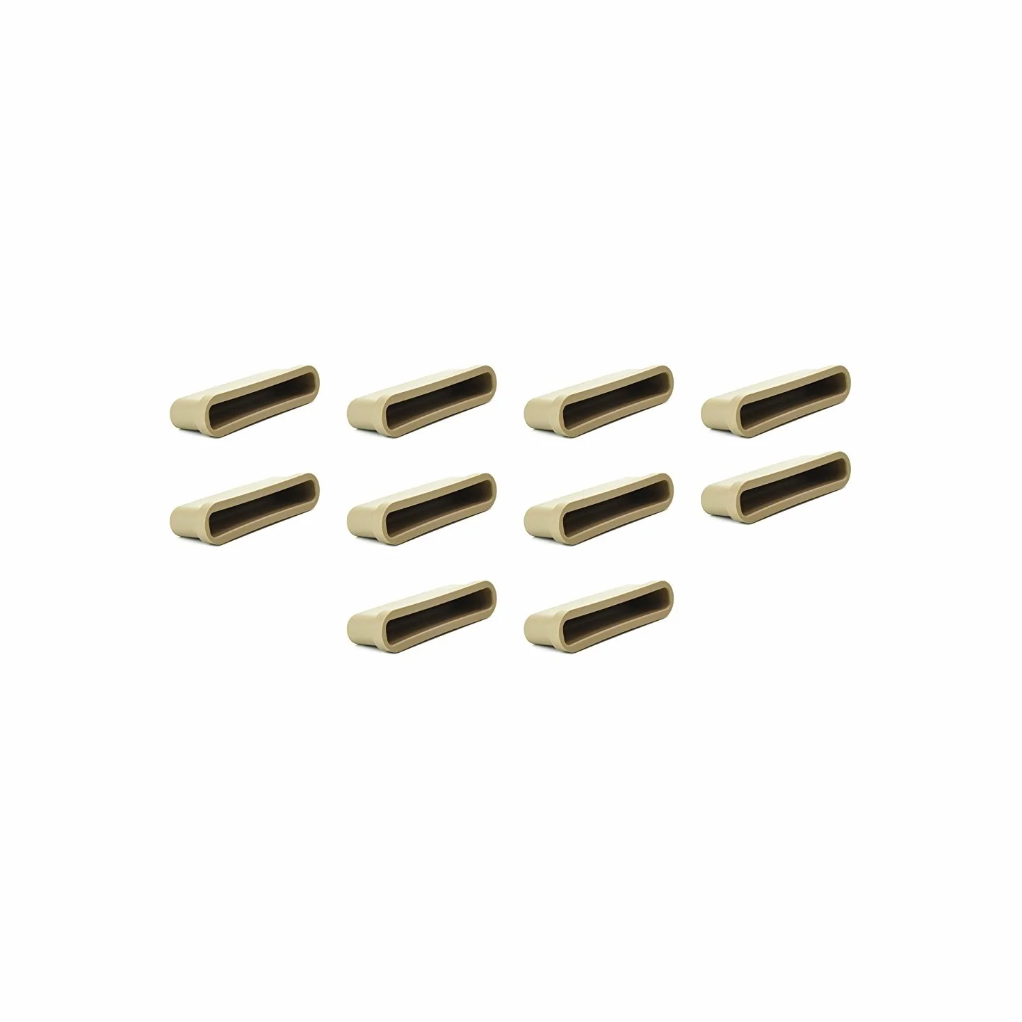 Ranuras de 63 mm, para las tablas del somier de una cama, para marcos de metal, paquete de 10