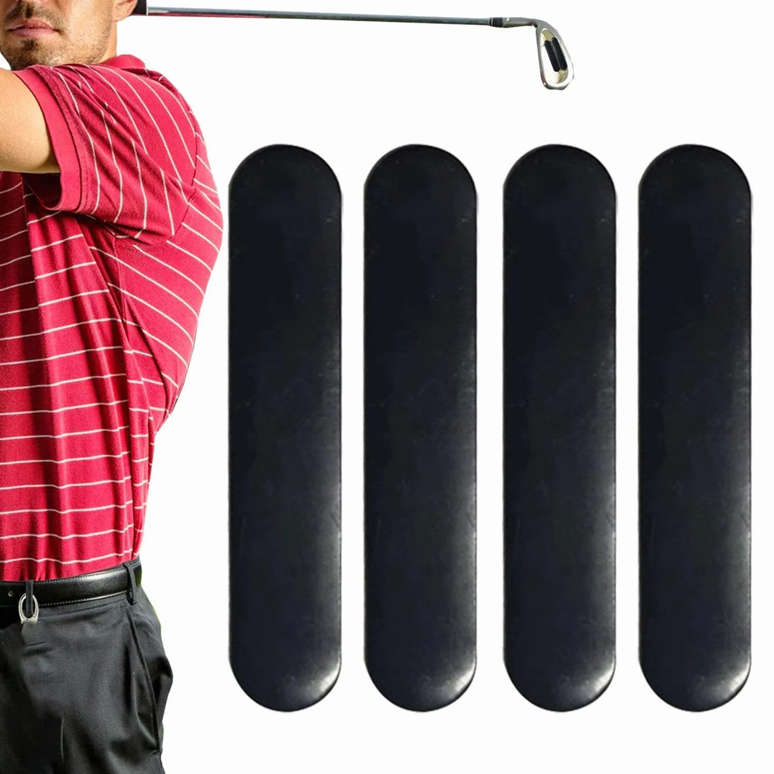 Cinta de plomo para raquetas de tenis, cinta de plomo para golf, cinta de plomo | ayudas de entrenamiento de golf, cintas de plomo pesadas, autoadhesivas, cinta de plomo autoadhesiva para añadir peso