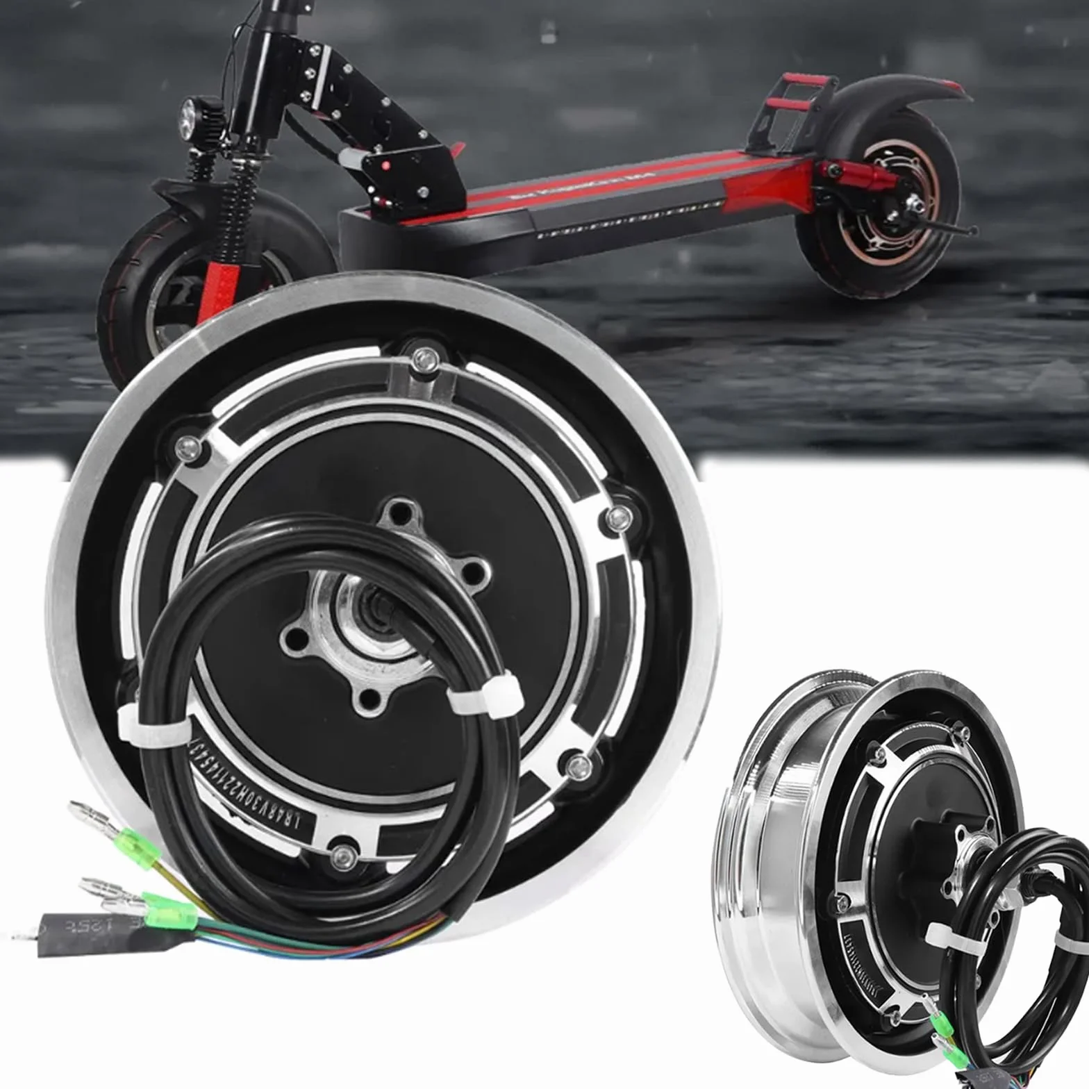 Motor de Cubo de Rueda 10 Pulgadas 48V 500W para Patinete Eléctrico Kugoo M4/M4 Pro