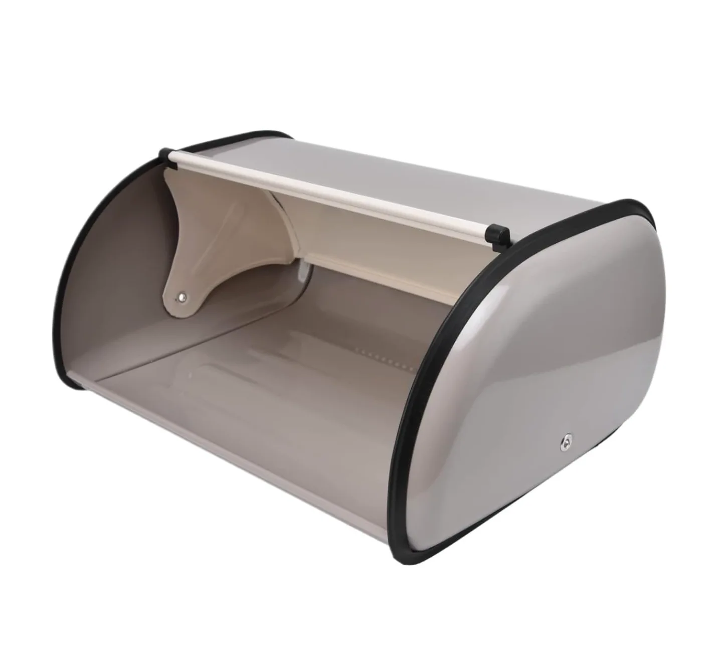 Caja De Pan Panera para Pan Contenedor De Pan De Gran Capacidad Contenedor De Pan De Metal Contenedor De Pan De Acero Inoxidable para Encimera De Cocina Caja Contenedor De Pan(G)