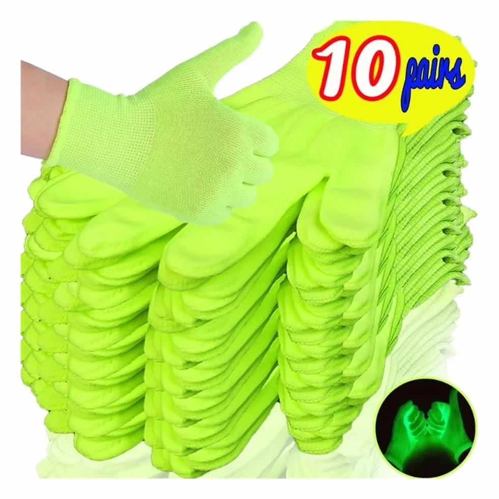 Guantes Fluorescentes Autoluminosos para Conciertos, Fiesta (1 Par)