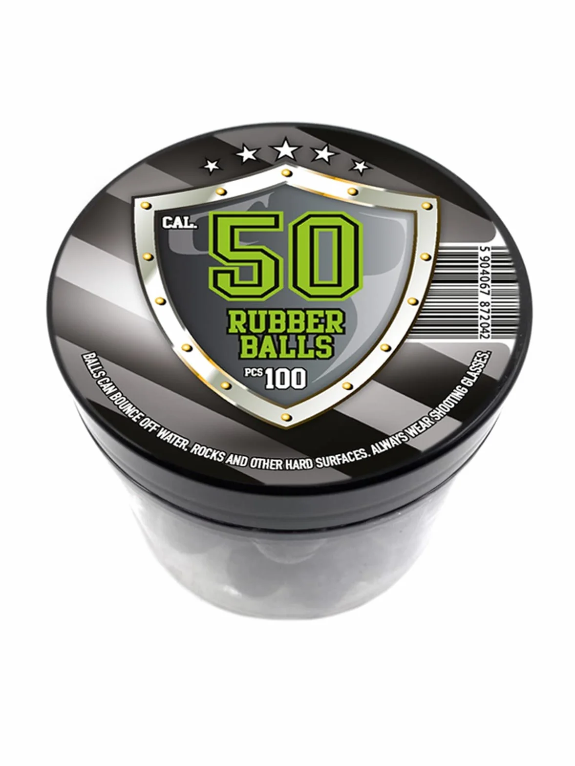 SSR 100 Rubber Balls Paintballs 50 Cal Bolas de Pintura Pelotas de Goma Pistola Revolver