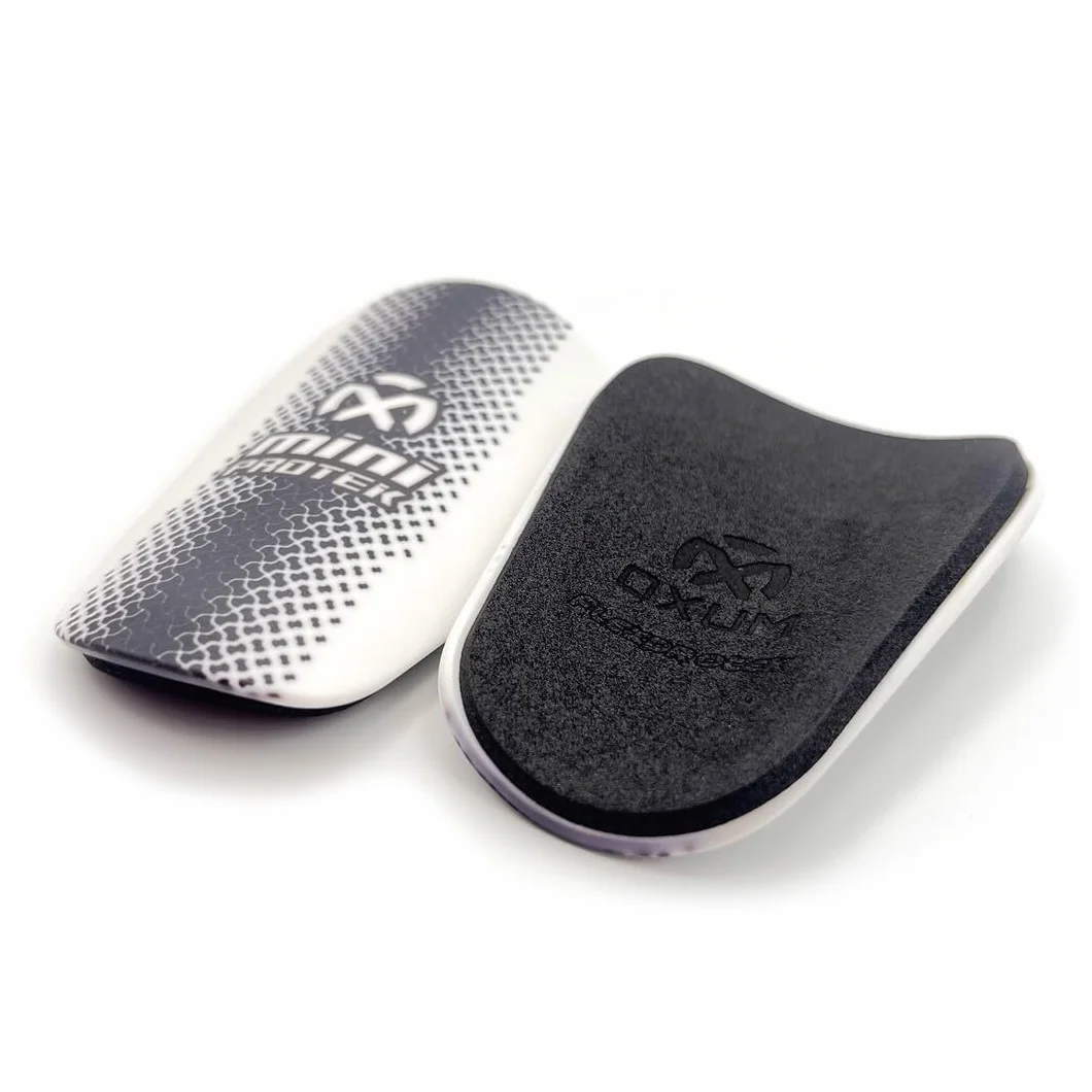 Oxum Sport Espinilleras de Fútbol Mini para Niños y Adultos Tallas S y M 8,3x5,5 cm 10x6 cm