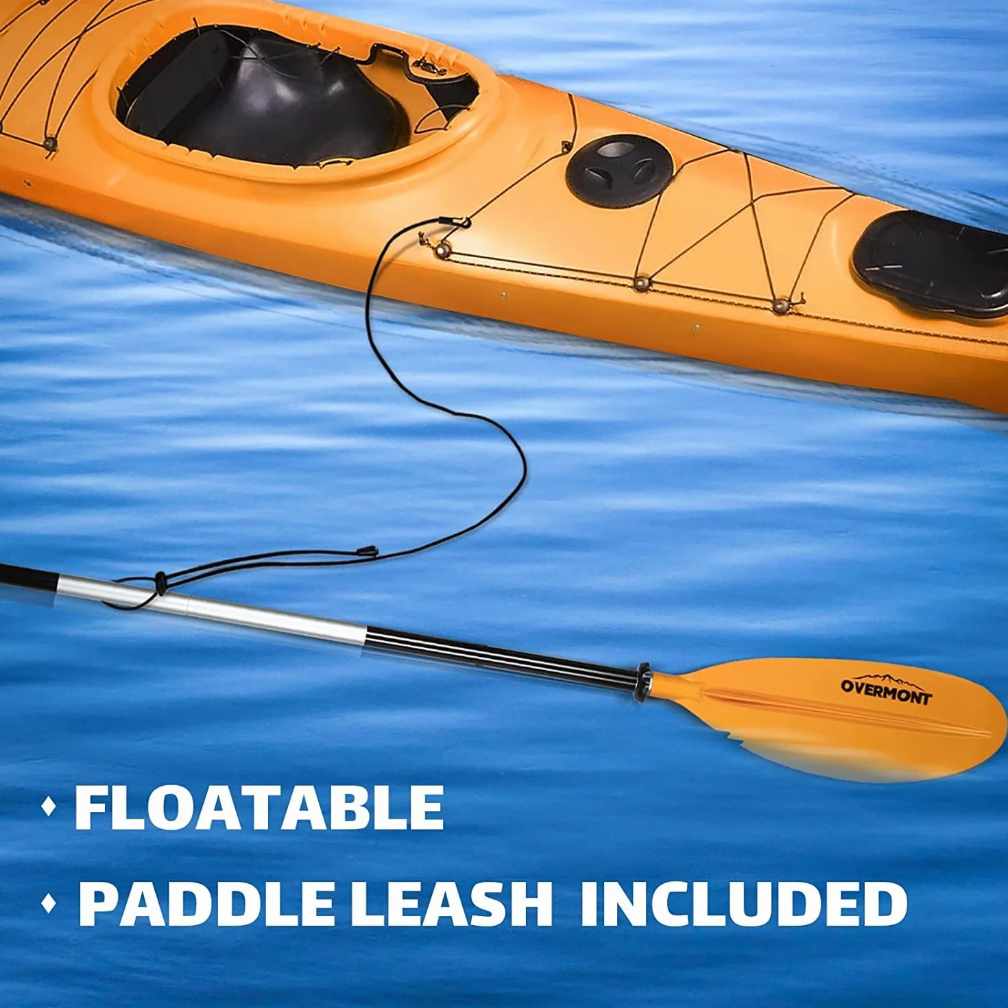 Overmont Remos Aluminio Doble Convertibles 3 Angulos Ajustables Longitud 222cm Sup Kayak Piragua Canoa Barco Negro Rojo Naranja