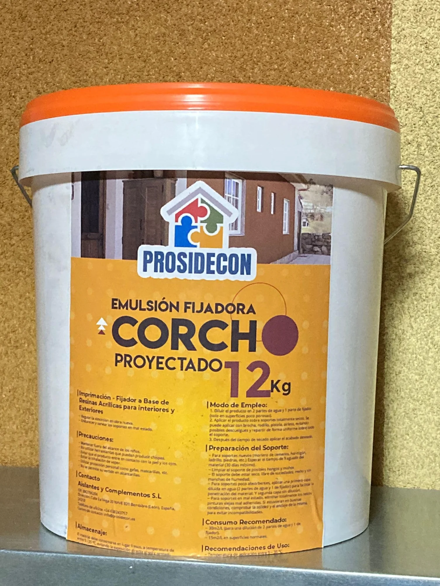 Emulsion Fijadora (imprimación) para corcho proyectado