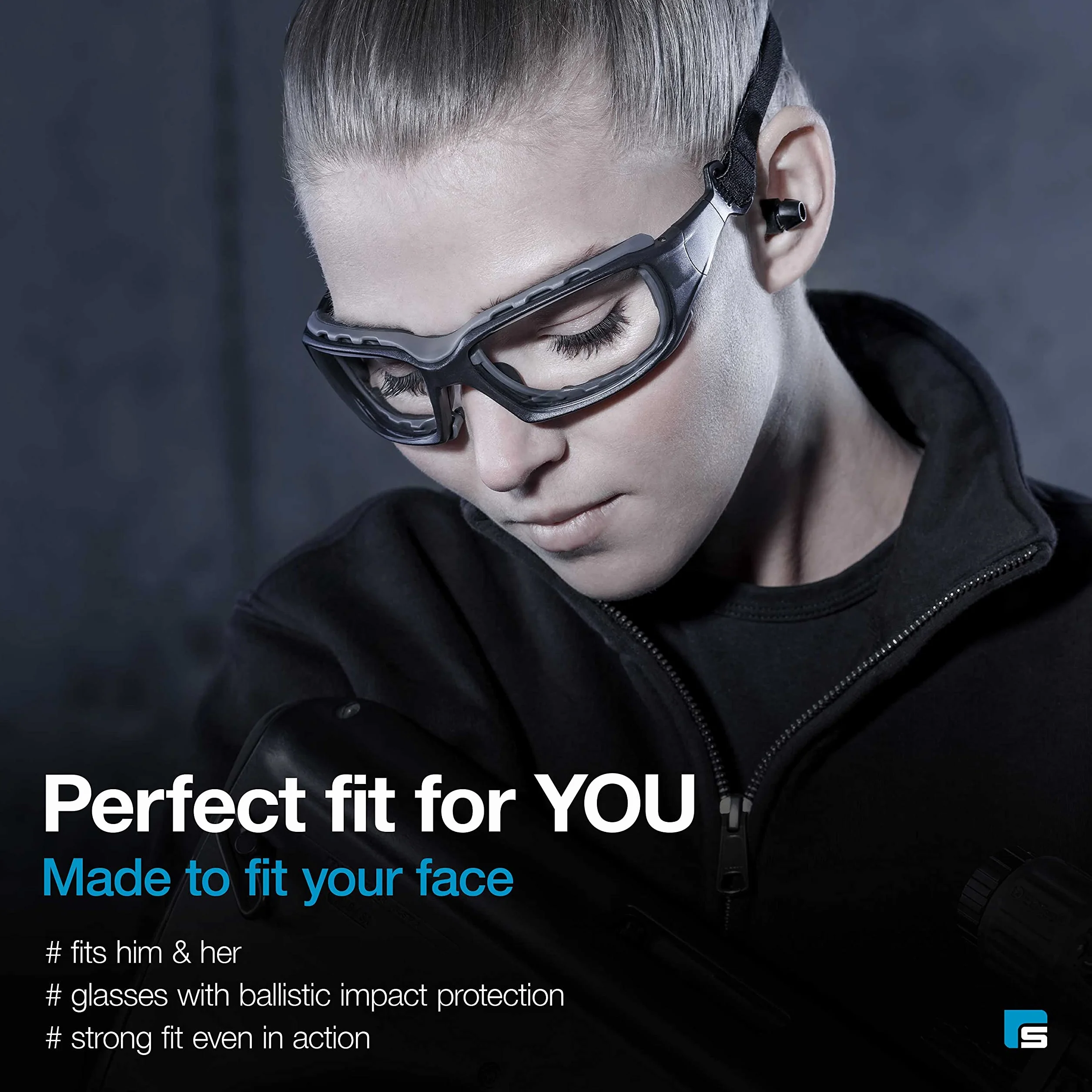 SolidWork Gafas de tiro, gafas balísticas, gafas tácticas, gafas de seguridad para armas, protección ocular para hombres y mujeres