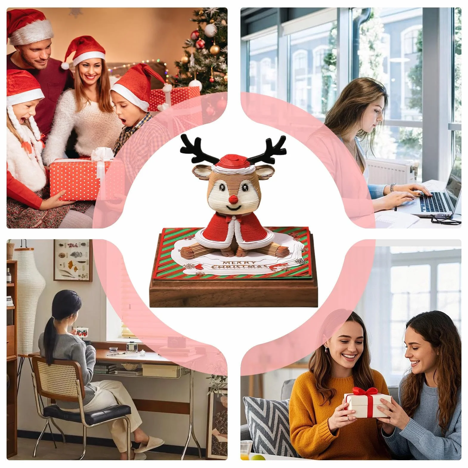Calendario De Pieza De Tiempo 2026 Bloc De Notas Con Diseño De | 2026 Tema Navideño Calendario De Arranque Para Niños, Mujeres, Hombres, Profesores, Así Como Para Escuela Y