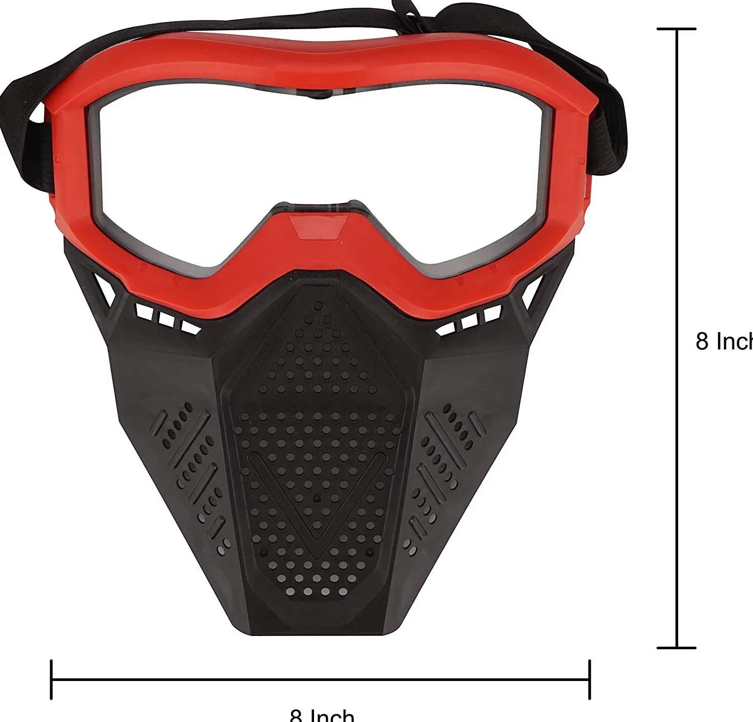 Toyer Pack 2 Mascarillas Tácticas Compatibles con Nerf Rival Rojo y Azul