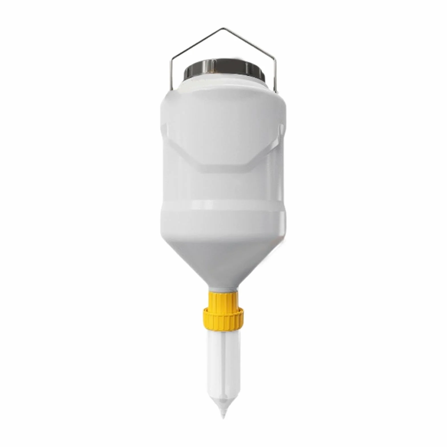 Botella Dispensadora de de PP Reutilizable de 3 litros, Herramienta Duradera para Kétchup, Y Aderezos, Adecuada para Artes Culinarias, Amarillo, Individual