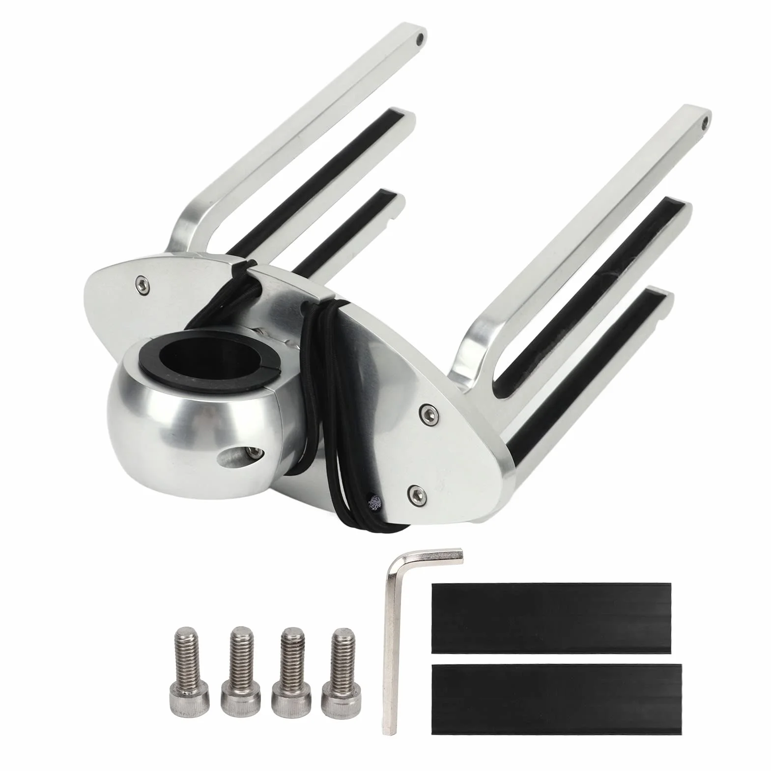 Wakeboard Rack Ajustable de Aleación de Aluminio para Tubos de 1.89in 2.36in 2.48in