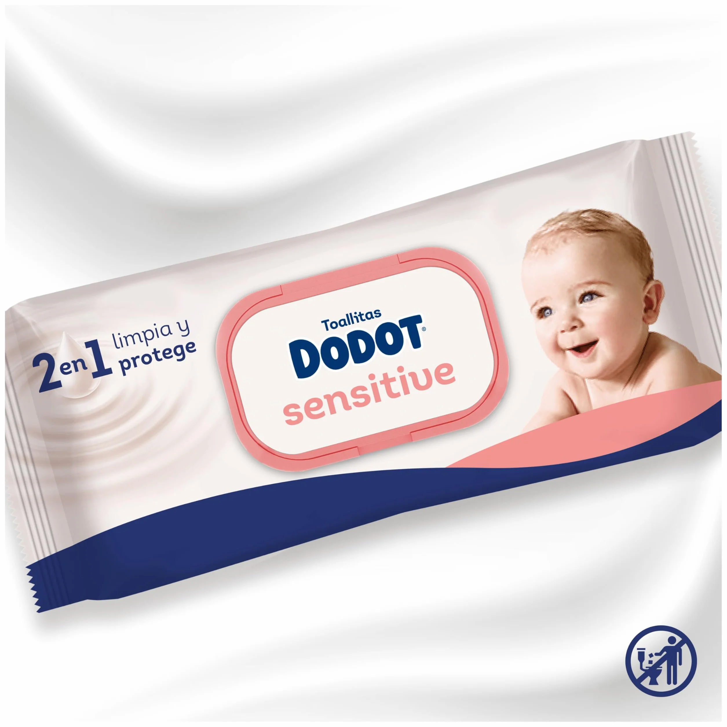 Dodot Toallitas Sensitive para Bebé, 840 Unidades, 15 Paquetes