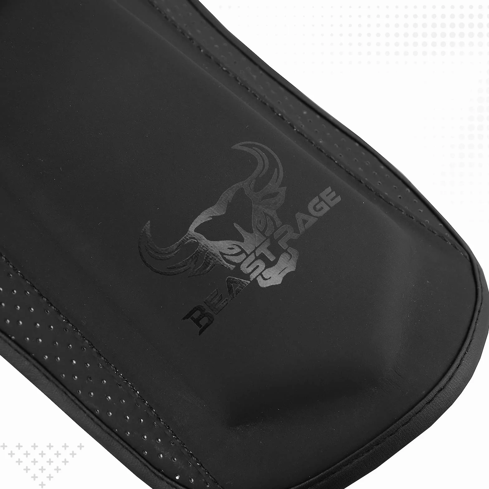 BEAST RAGE Espinilleras para Kickboxing Muay Thai MMA Protector de Piernas con Protección en el Empeine Equipo de Entrenamiento (M)