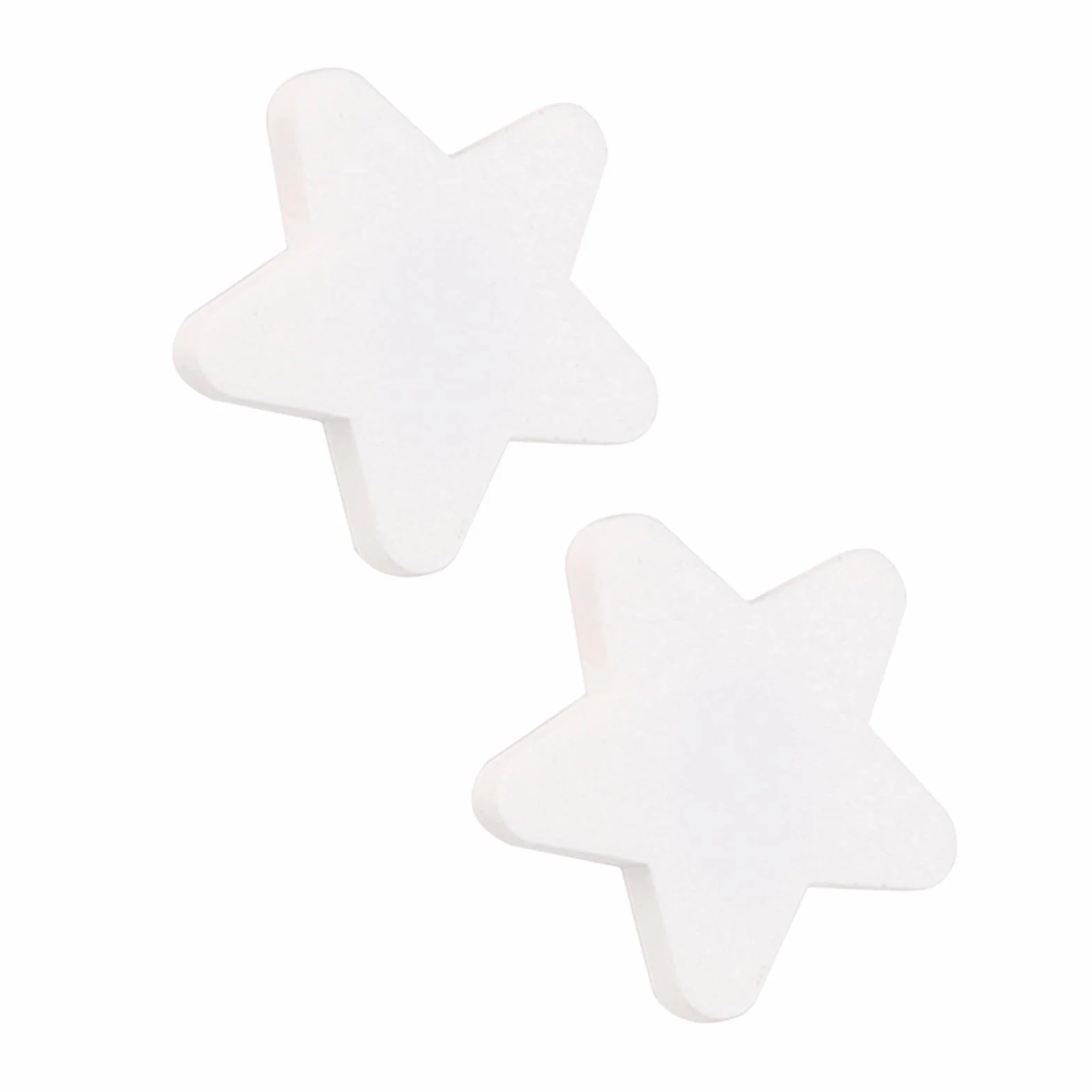 2 piezas Tiradores en Forma de estrella Manilla Puerta Habitación infantil Perilla para Cajón Asas de gabinete Tiradores Armarios de Goma Manijas Multicolor