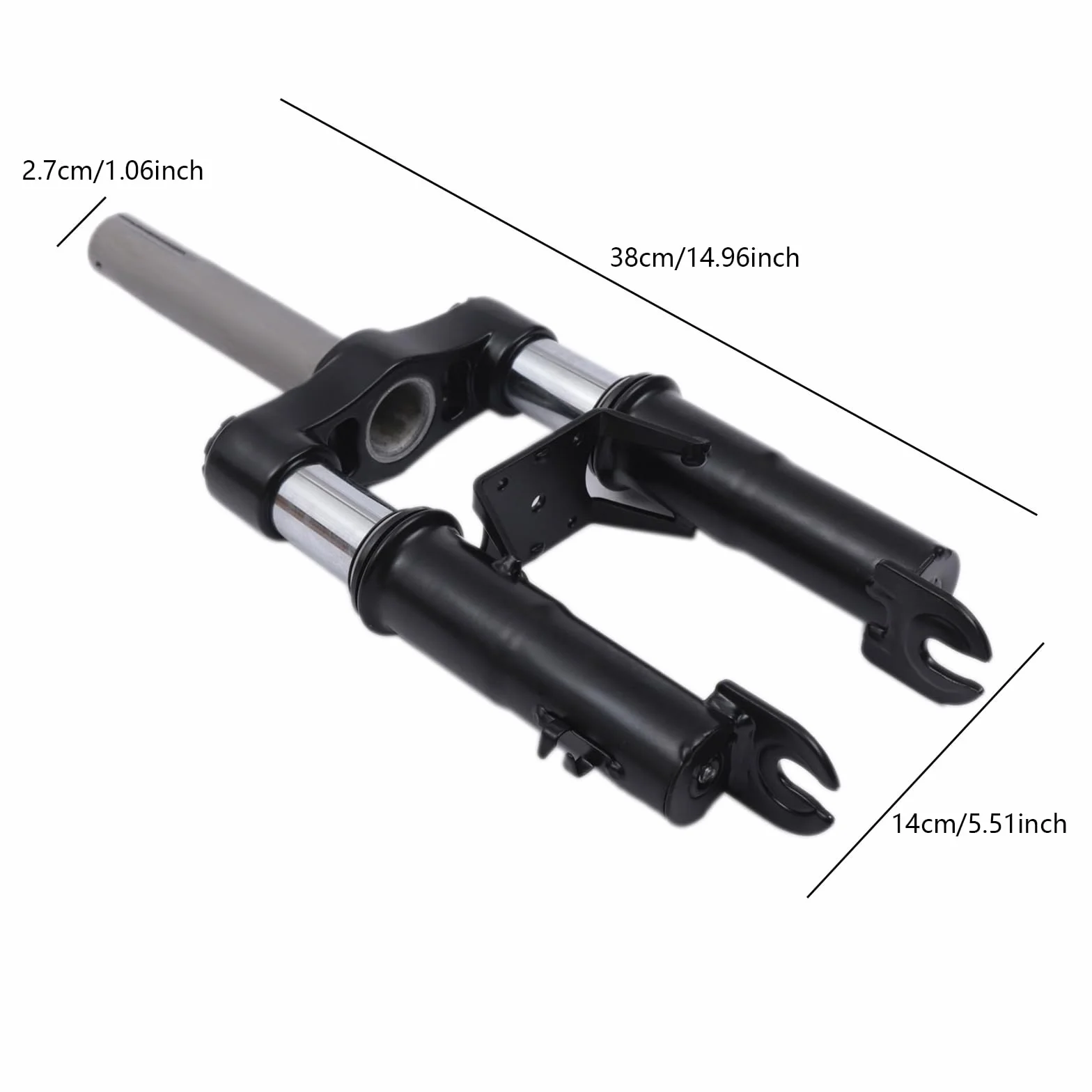 Horquillas de suspensión de aleación de aluminio con soporte y defensa, piezas de absorción de impactos para Xiaomi M365, 1S, Pro, Pro2 y Mi3