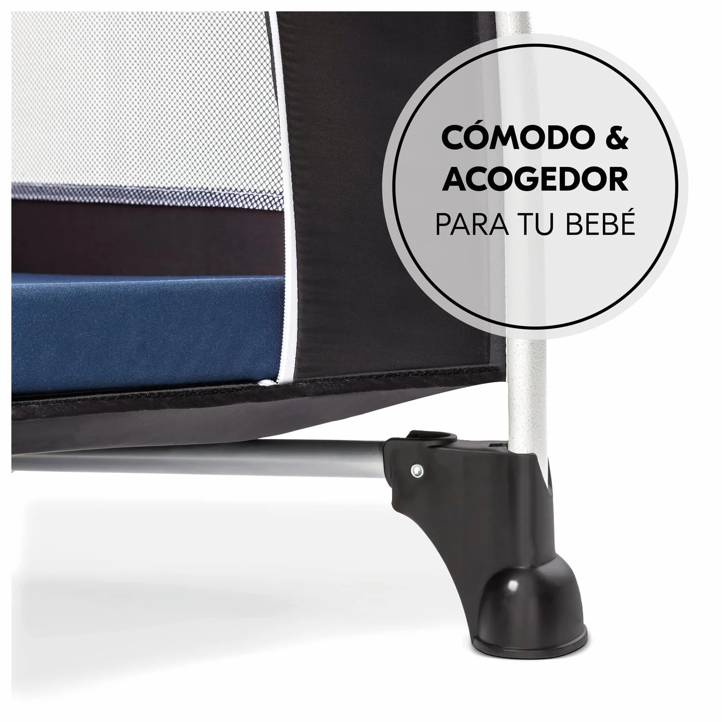 Hauck Sleeper Colchón Plegable 120x60 cm para Cunas de Viaje y Parques Infantiles - Navy