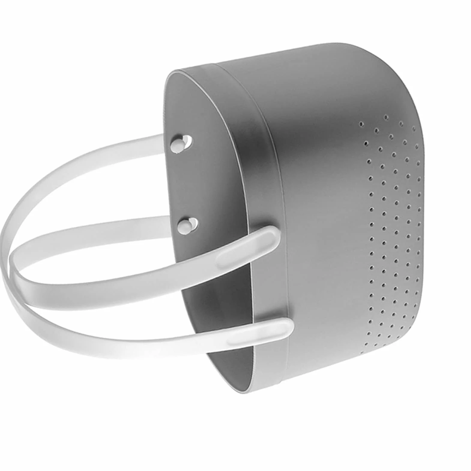 HERCHR Cesta Portátil para Carrito De Ducha, Cesta para Carrito De Ducha con Orificios De Ventilación, Cesta De Almacenamiento Portátil De Plástico De Gran Capacidad con Asas para Baño(Gris)
