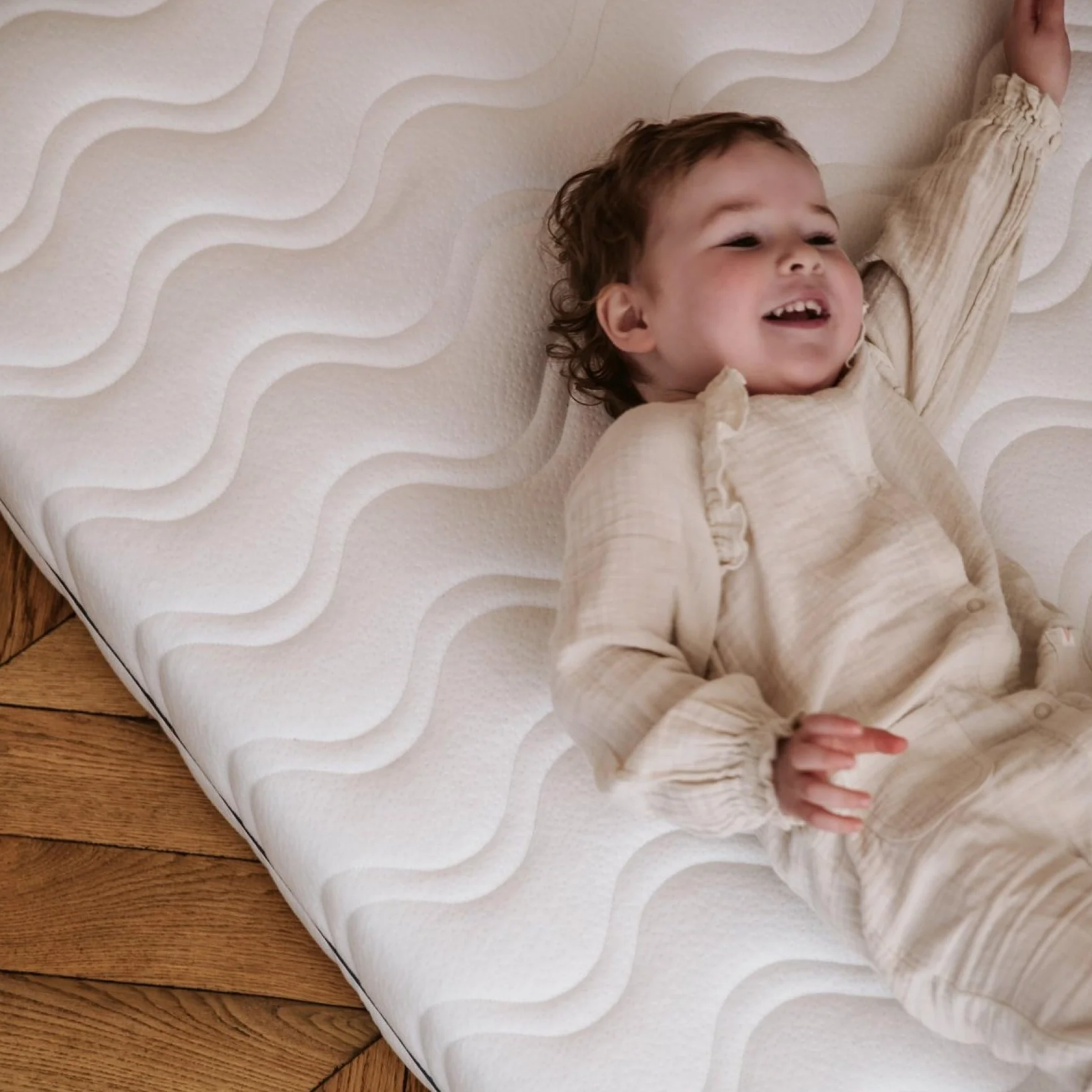 Kadolis - Colchón Infantil 80x160x12 cm COCOLEGEND® 3–18 años - Látex Natural y Fibra de Coco - Evolutivo, Dos Caras (Firme/semifirme) - Desenfundable, Transpirable, con certificación Oeko-Tex®