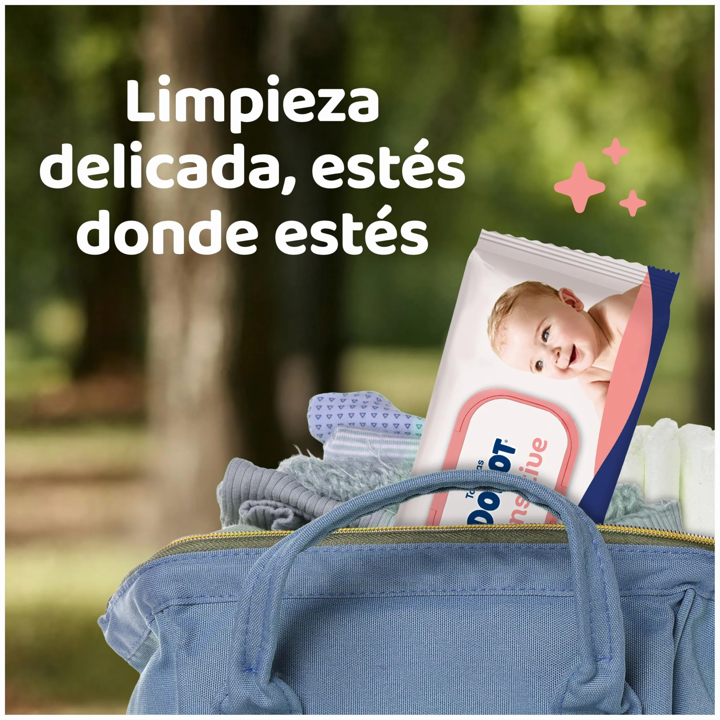 Dodot Toallitas Sensitive para Bebé, 840 Unidades, 15 Paquetes