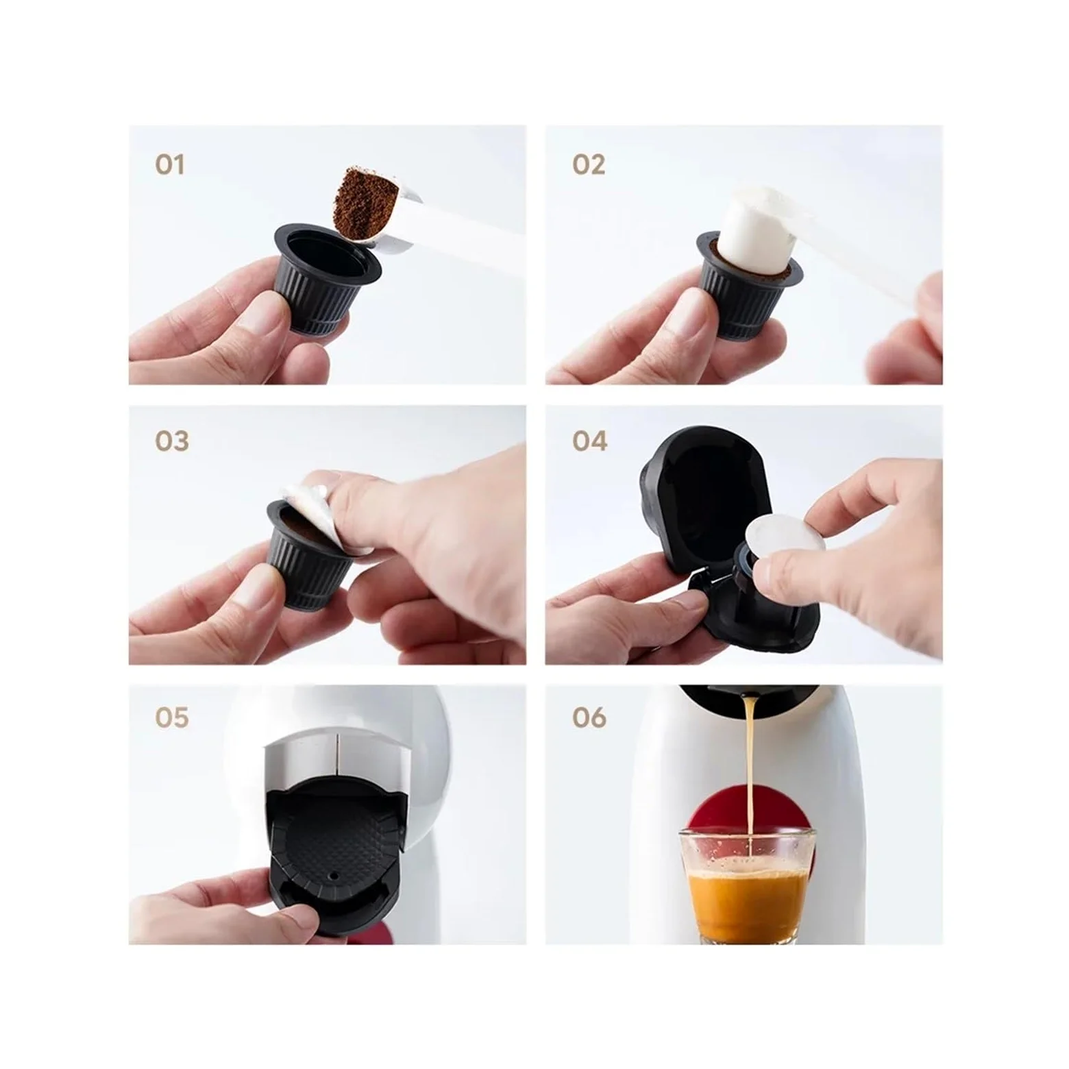 Adaptador de cápsula de café, Compatible con Dolce,