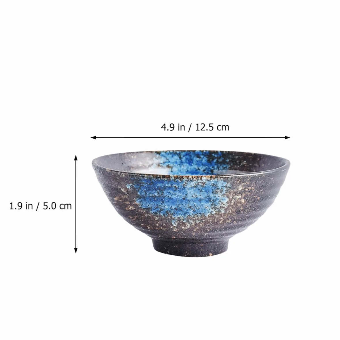 ABOOFAN Cuencos de Cerámica Juego de Surtidos Color Aleatorio Estilo Japonés Fácil de Limpiar y Apto para Comidas Frías o Calientes para Ramen y Sopa