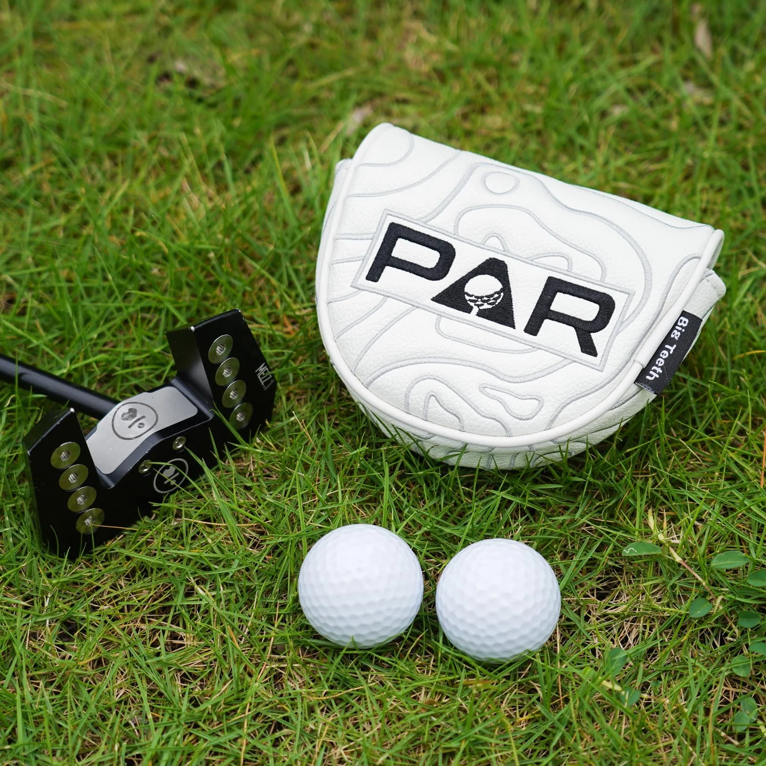 Cubierta magnética para cabeza de palo de golf de piel sintética blanca Scotty Cameron Taylormade Odyssey