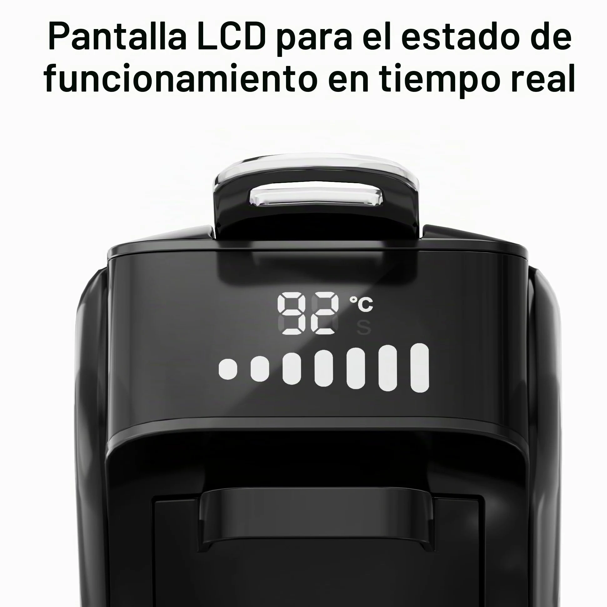 HIBREW H1B Cafetera 6-en-1, Máquina de Café Cápsulas 20 Bar | Compatible con Kcup*/Ns*/DG*/Café Molido, Modos Caliente/Frío con Indicador LED, Ahorro Energético y Protección Anti-sequía
