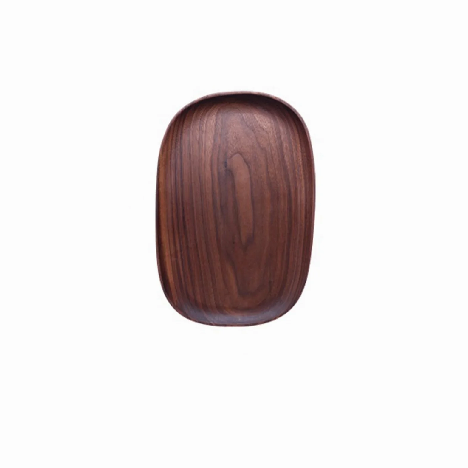 Platos Llanos Vajilla de madera maciza for el hogar Plato de cena rectangular Plato de aperitivos Plato de fruta Plato de fruta seca Plato de té de sushi hecho a mano Plato de cena de postre for cocin