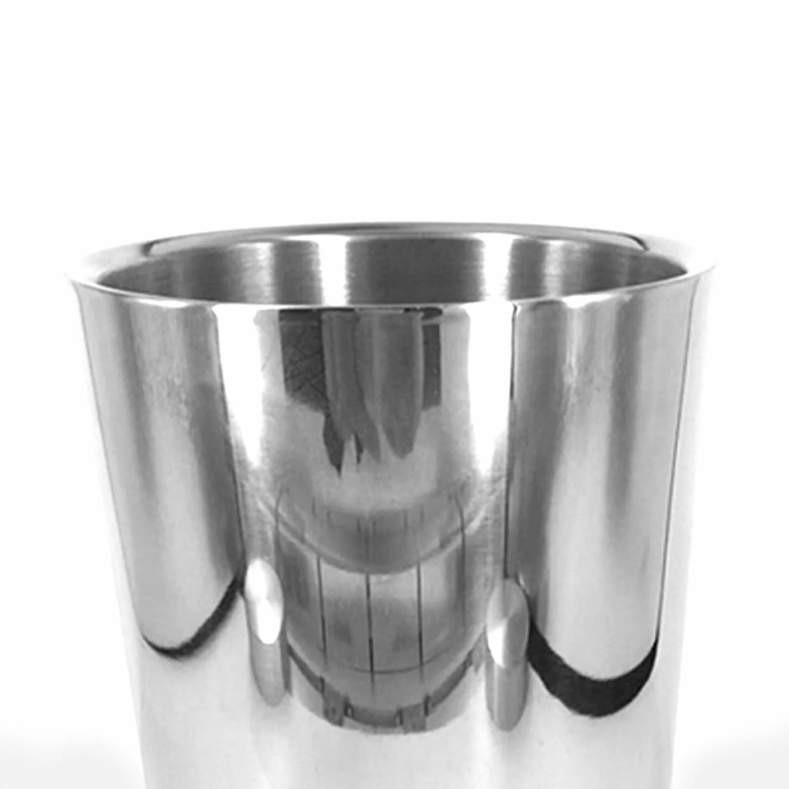 Cubiteras para Hielo Cubo de hielo de doble pared de acero inoxidable con aislamiento térmico, contenedor redondo, Enfriador de hielo for vino, armario de cerveza, herramienta de cocina Cubo de Hielo