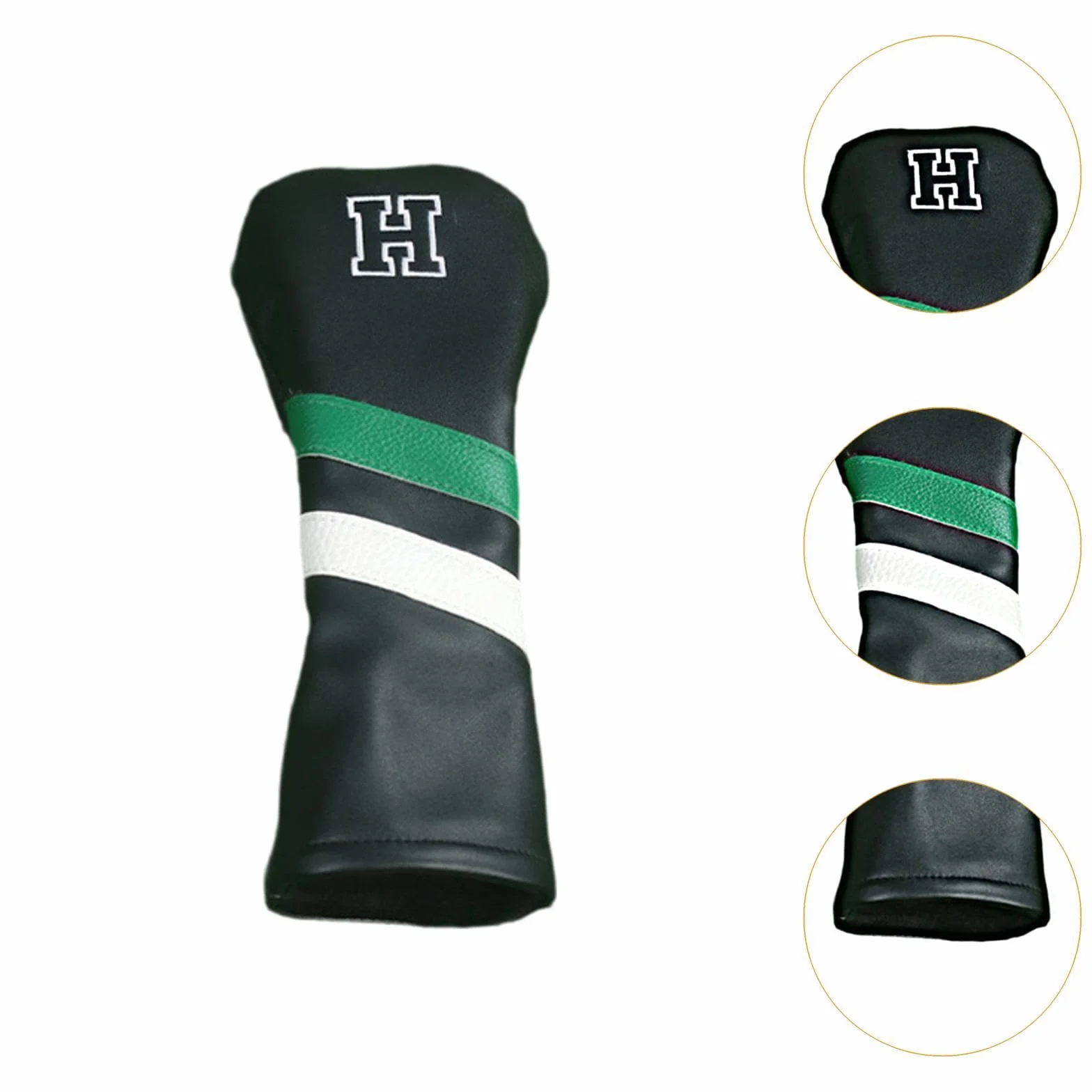 Funda para Palos de Golf, Cuero Sintético, Impermeable, Resistente al Desgaste, Forro Suave, Tamaño Portátil