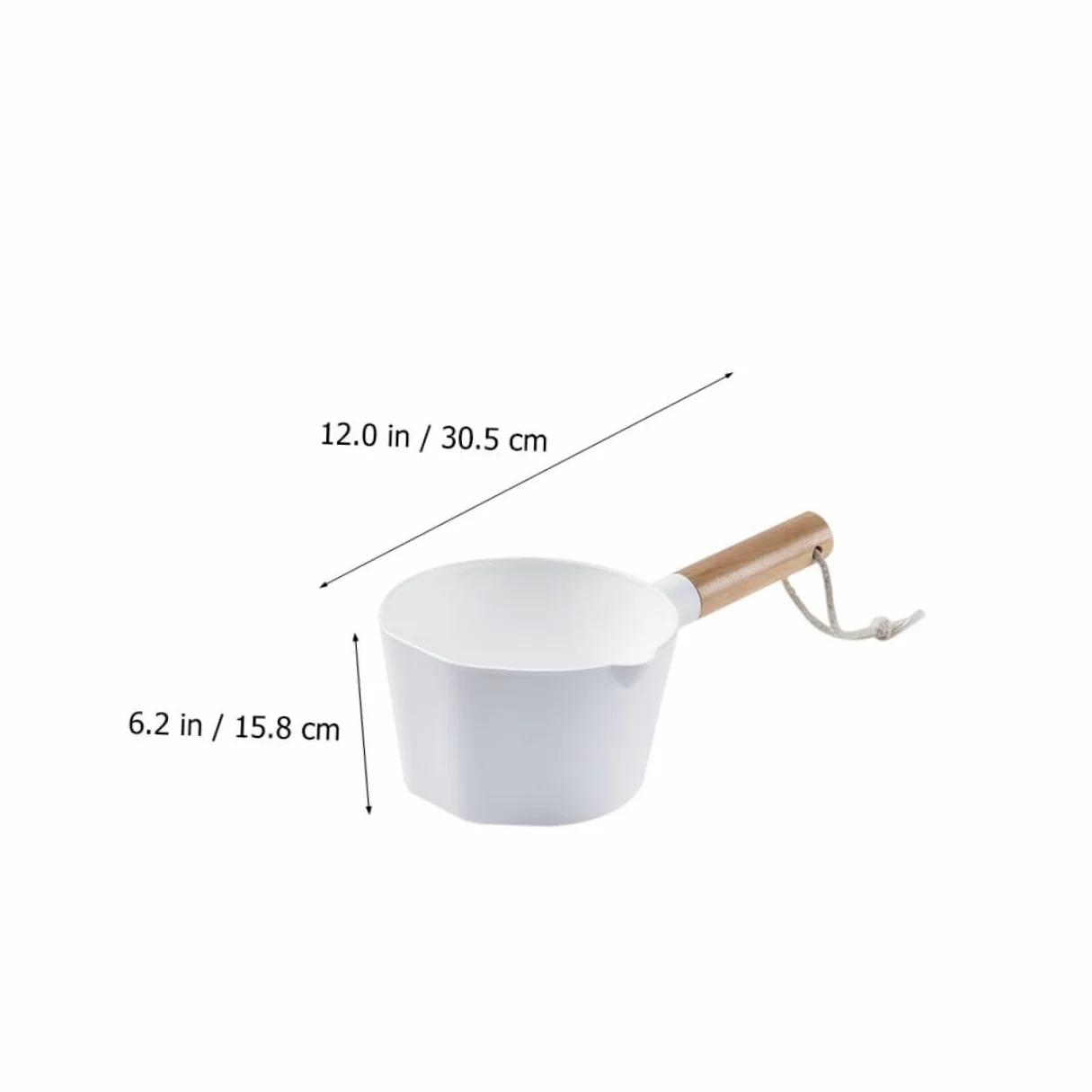 TOPBATHY 2piezas Cucharón De Madera Mango Utensilio De Cocina Para y Agua Ecológico y Para Cocinar y Casa