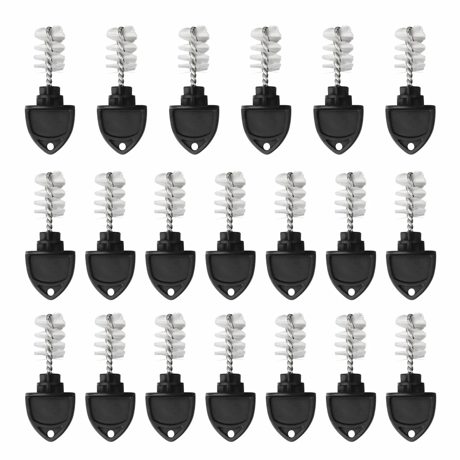 20 Piezas De Cepillos para Grifos De Cerveza Negros, Cepillos para Limpiar Tuberías De Alimentos, Accesorios para Barriles De Cerveza, Adecuados para Restaurantes Y Bares.