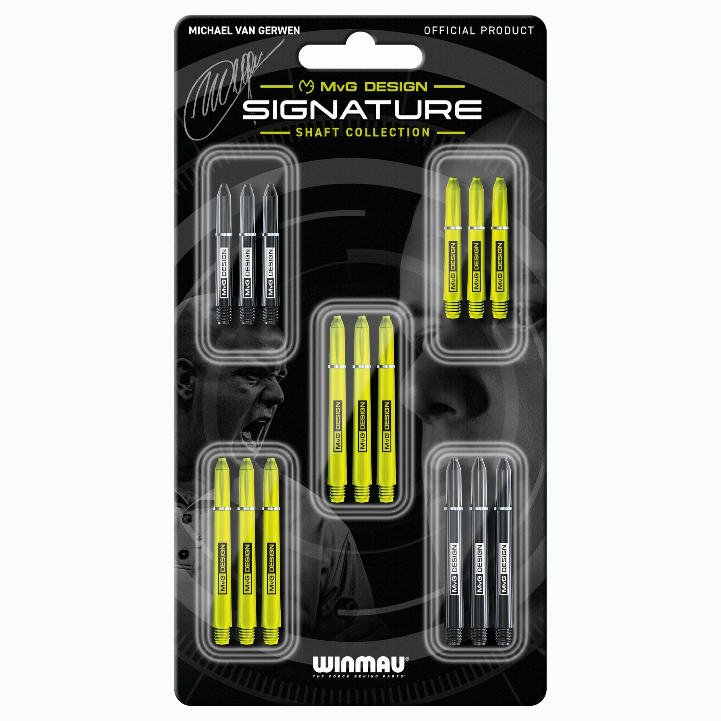WINMAU Colección MvG Design Signature Shaft