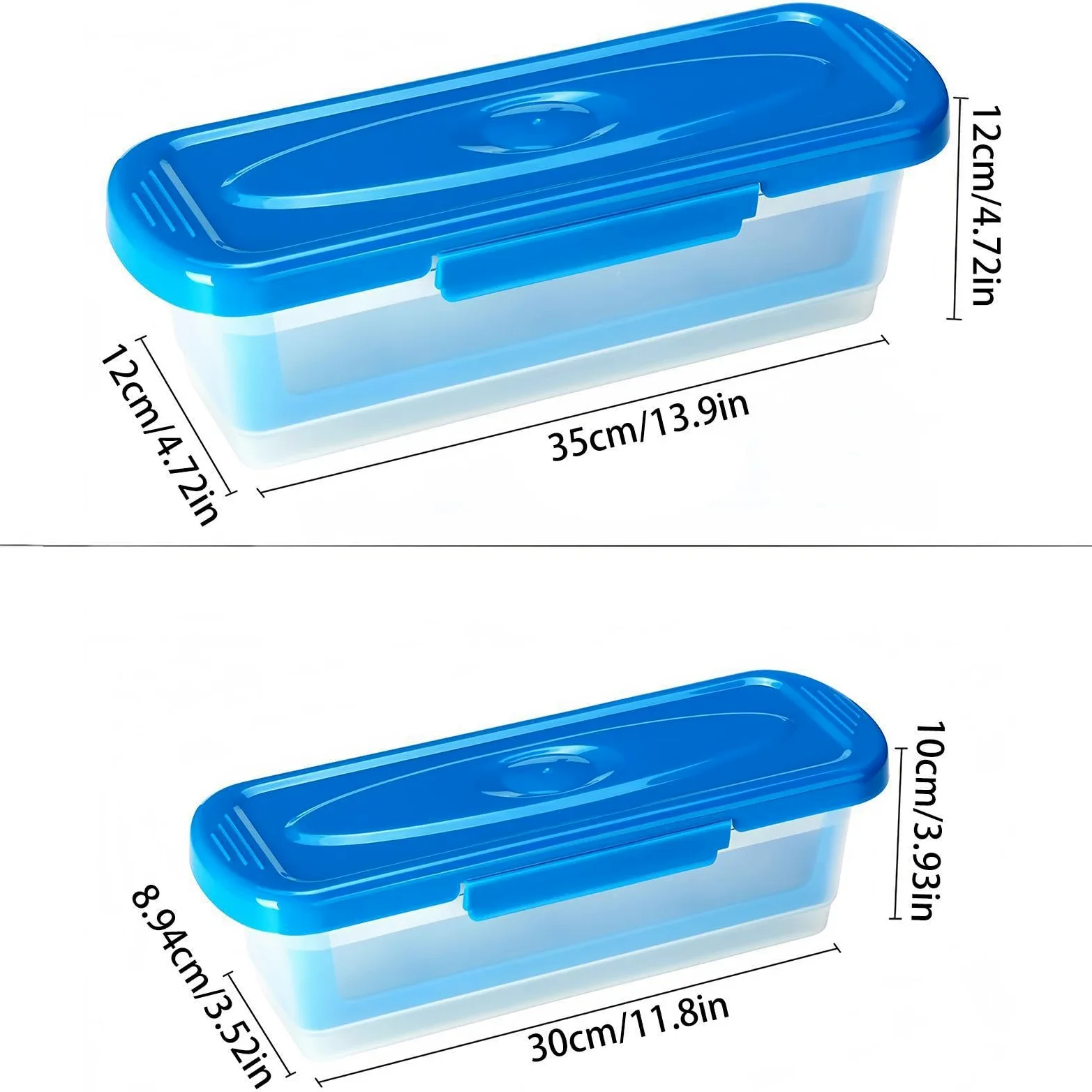 Genérico Bol Agitador Para Empanar Con Tapa 2 Piezas Utensilios Cocina | Tapa Para Cuenco Rebozador Pescado para Alitas Pollo Aros Verduras y Cocina Comedor Restaurante