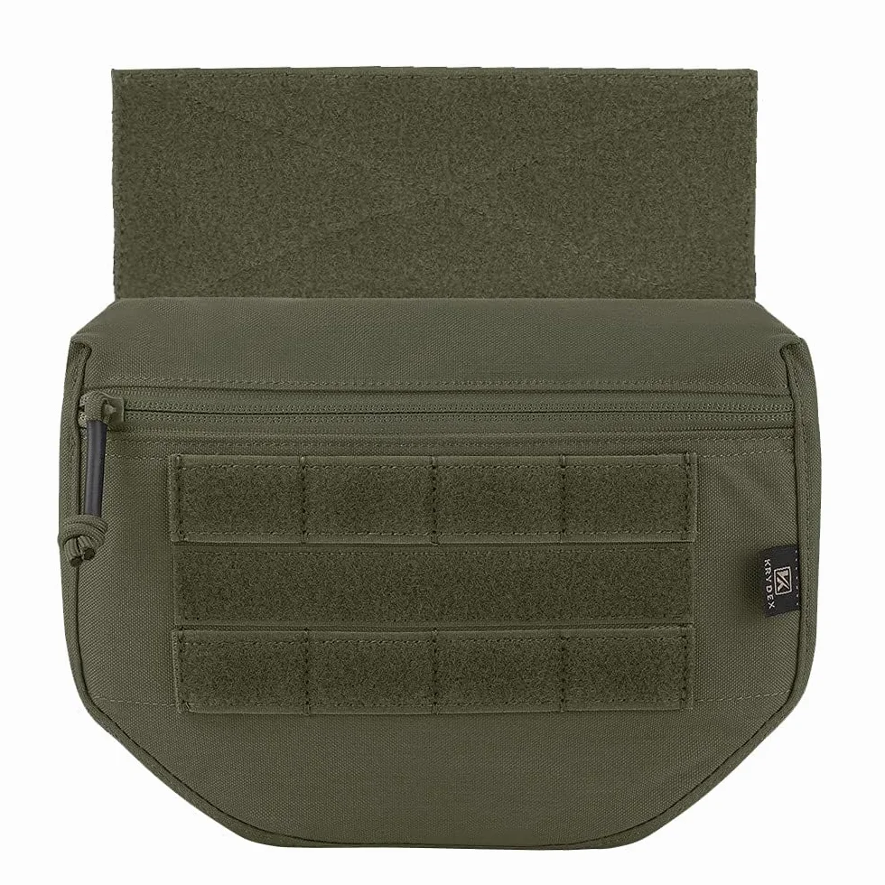 KRYDEX GEAR Dump Pouch Tactical Drop Bag for JPC CPC AVS Vest with Hook and Loop