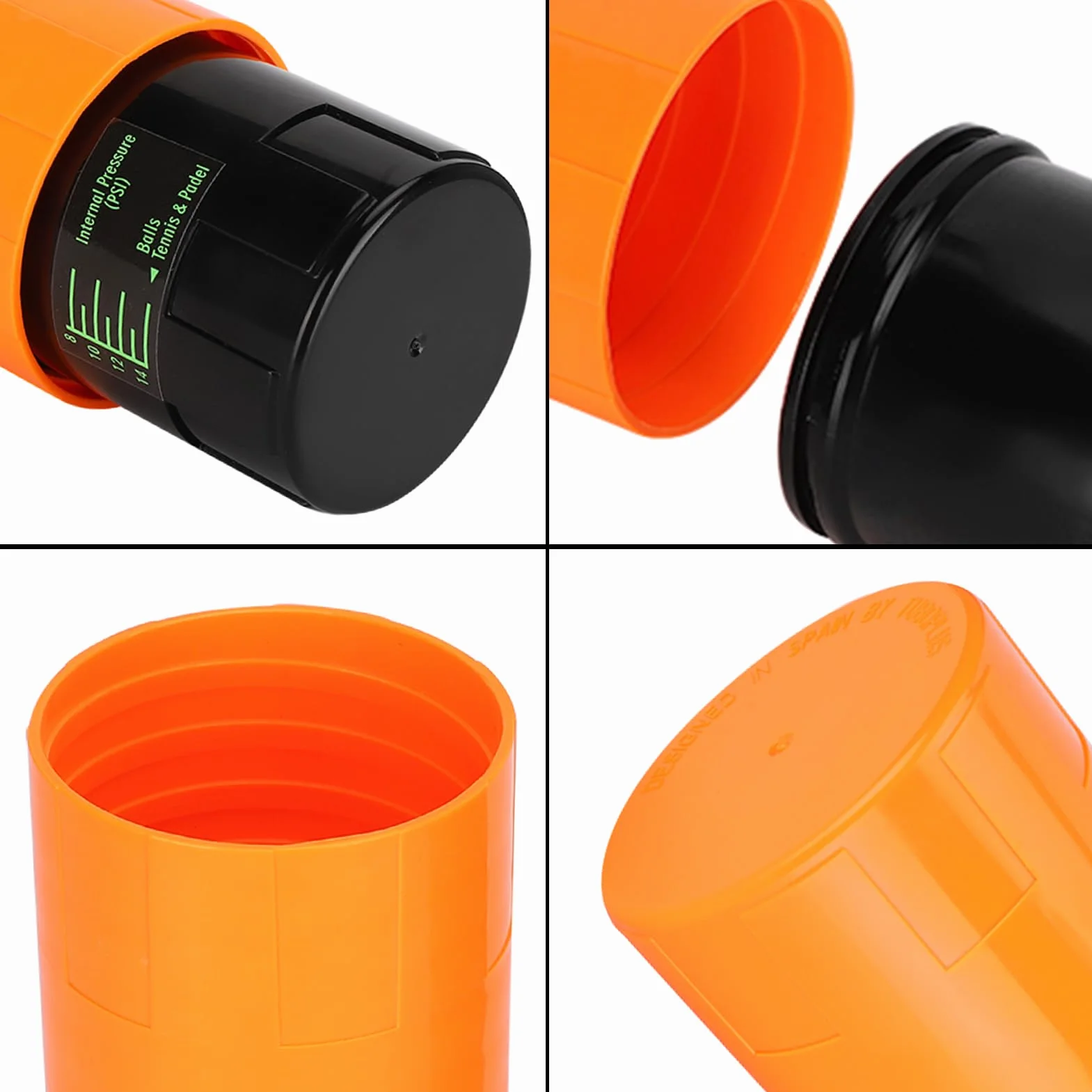 Salva-pelotas de tenis – Revive el Presurizador Para Pelotas De Tenis, Pelotas De Pádel Con Fieltro HV De Alta Visibilidad, Mantiene La Reparación De Deportivos Para Contenedores, Contenido