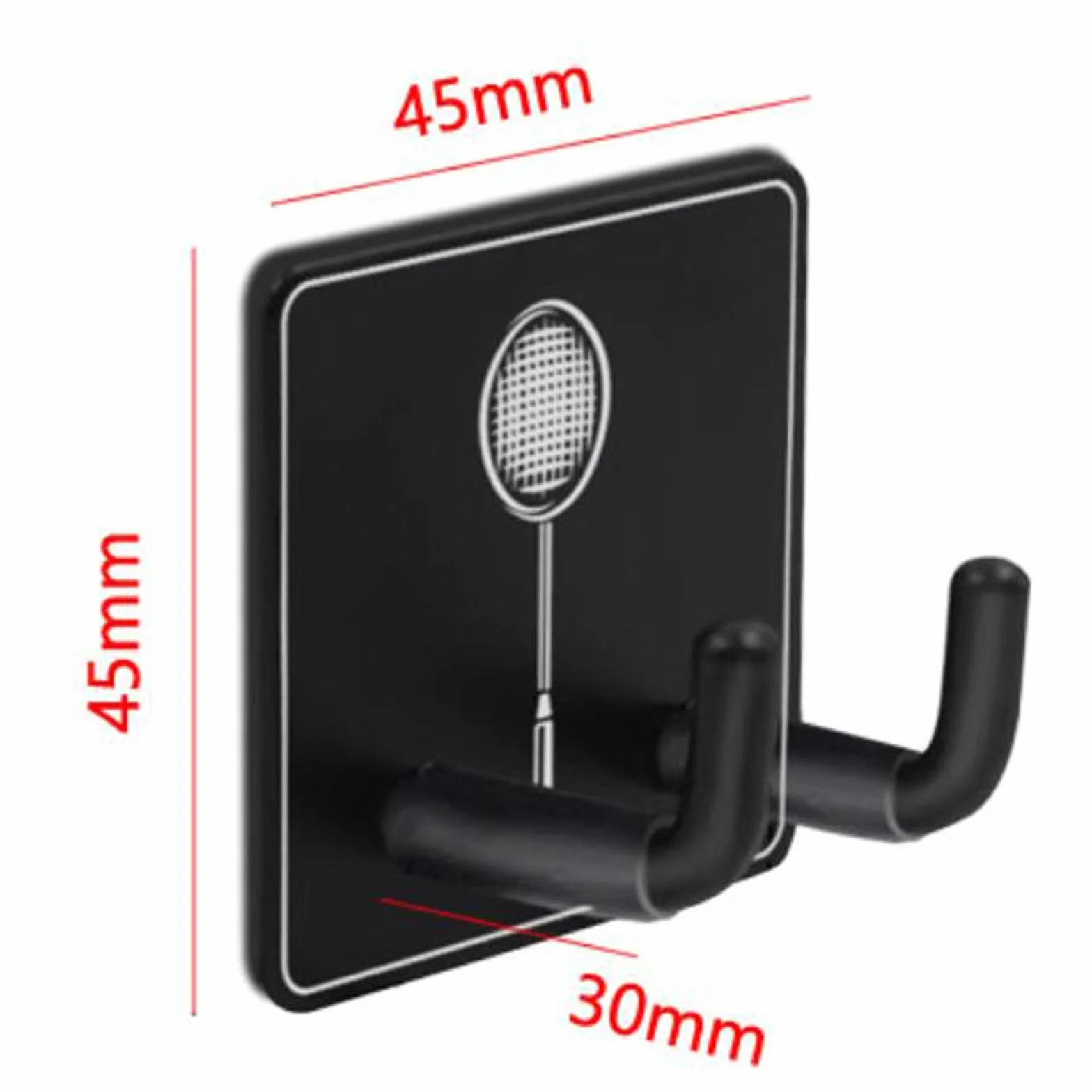 Soporte para Raqueta de Tenis de Pared, Estante de Acero Inoxidable, Gancho Universal