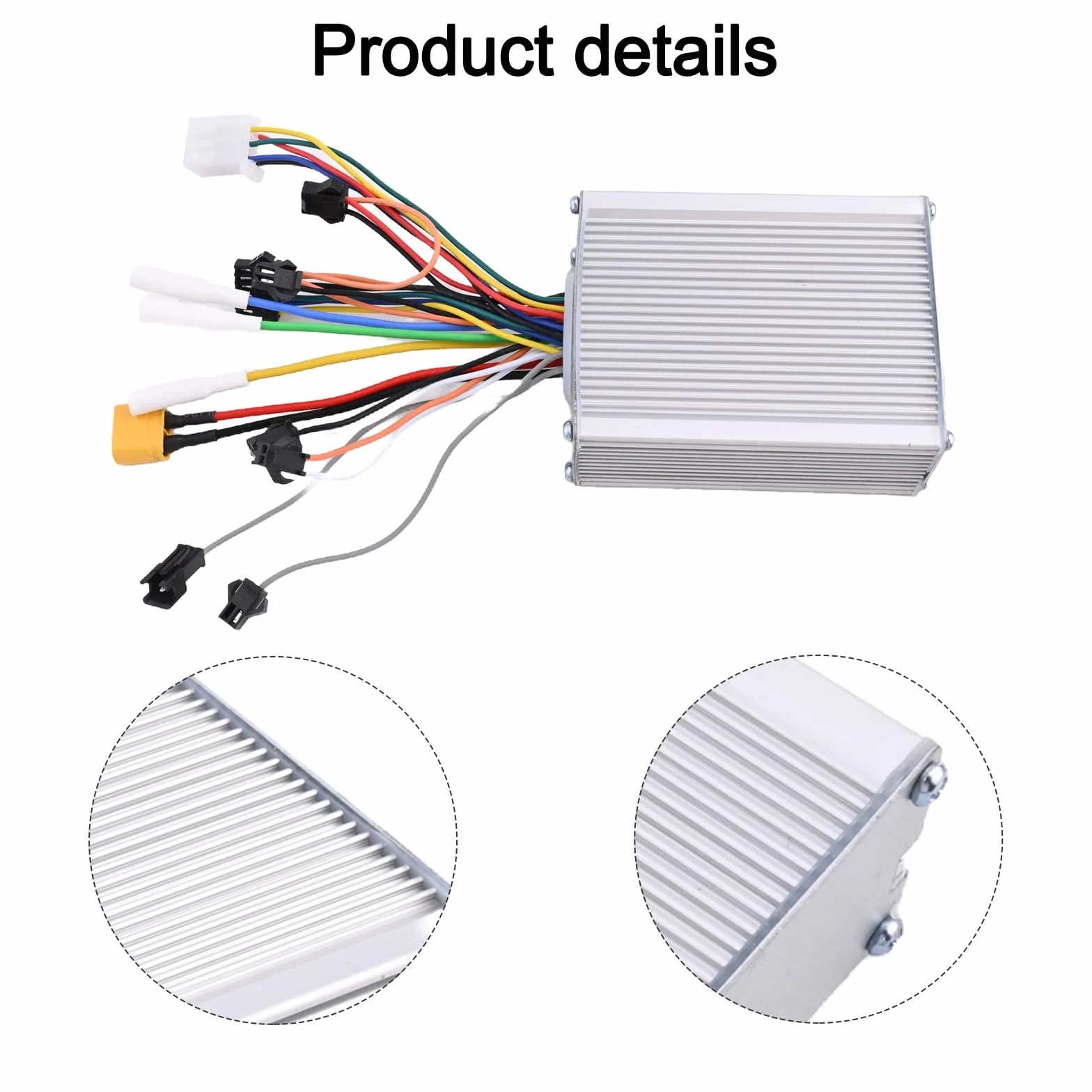 Controlador de Motor DC sin escobillas para Bicicleta Eléctrica 1000W 36V 48V 52V 60V 25A