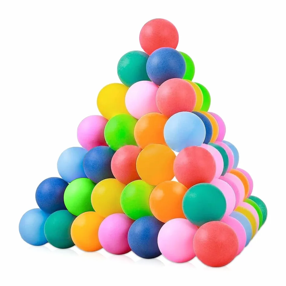Mizikuu 30 Piezas Pelotas de Ping Pong de Colores 40 mm para Beer Pong Juegos de Fiesta