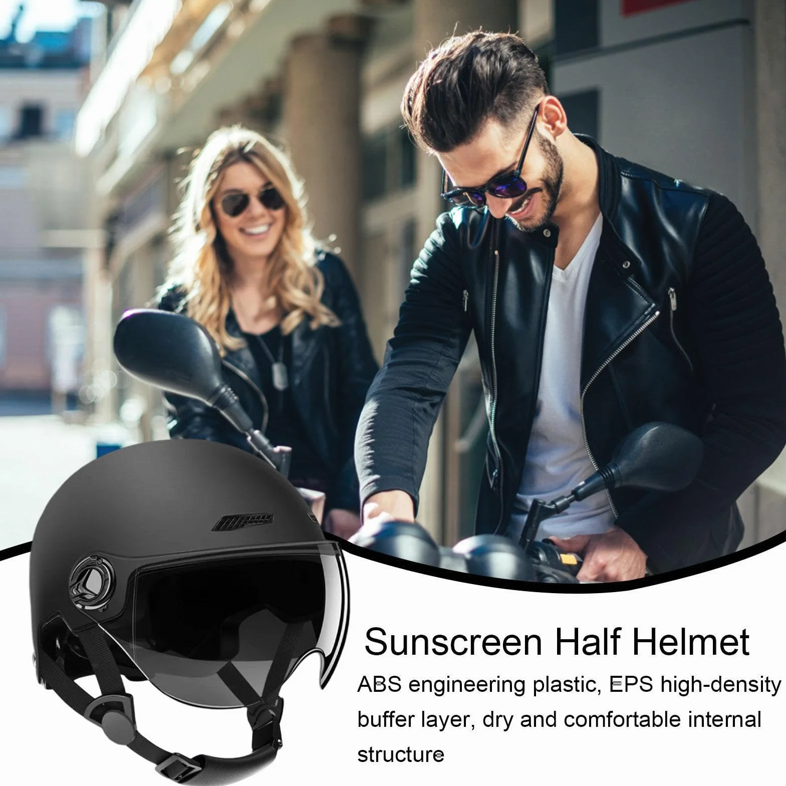 Casco Patinete Eléctrico Adulto Liberación Rápida 54-62CM