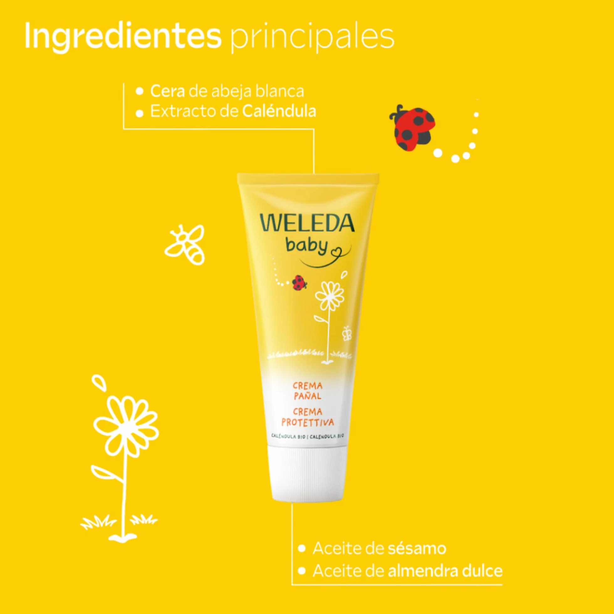 Weleda Crema Pañal de Caléndula 75 ml para Pieles Sensibles